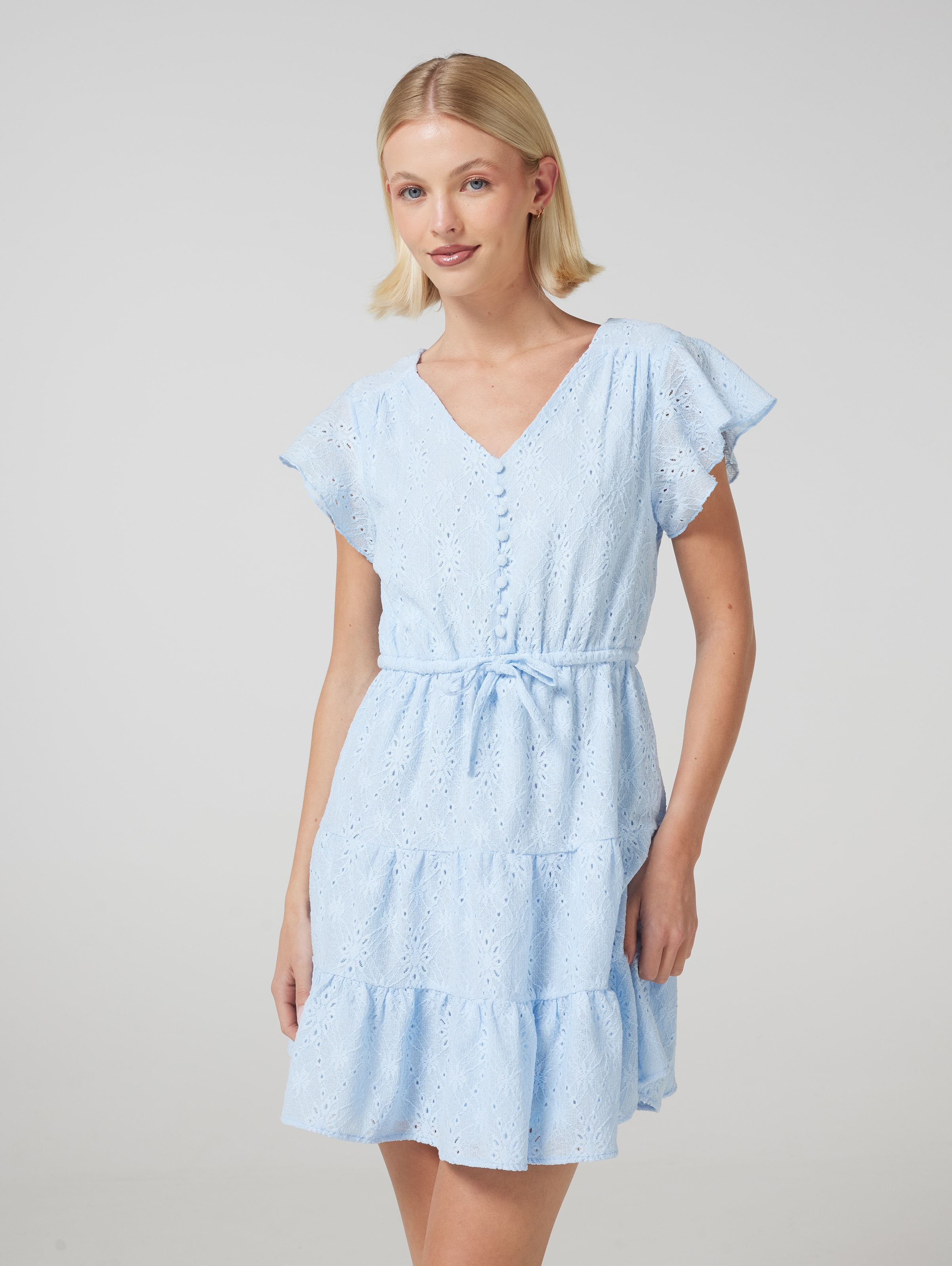 Eden Short Sleeve Mini Dress