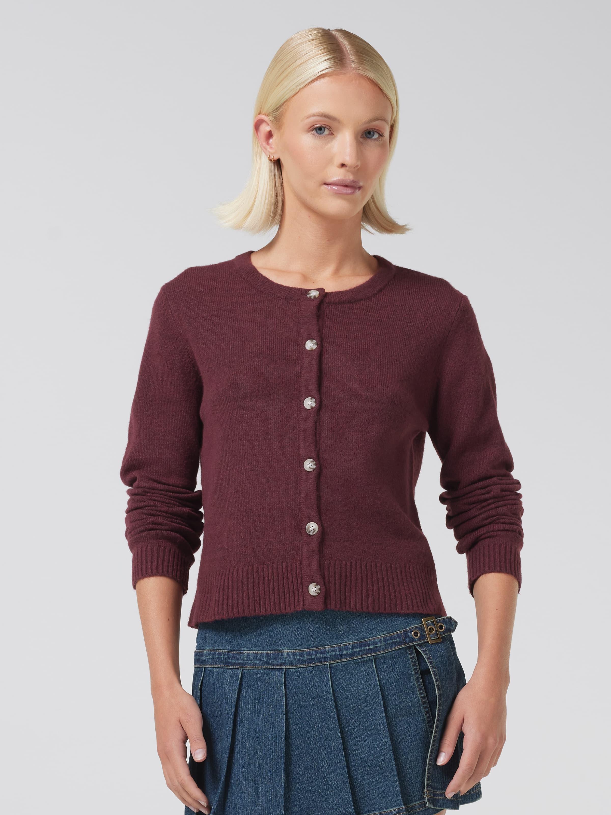Gracie Crew Knit Cardi