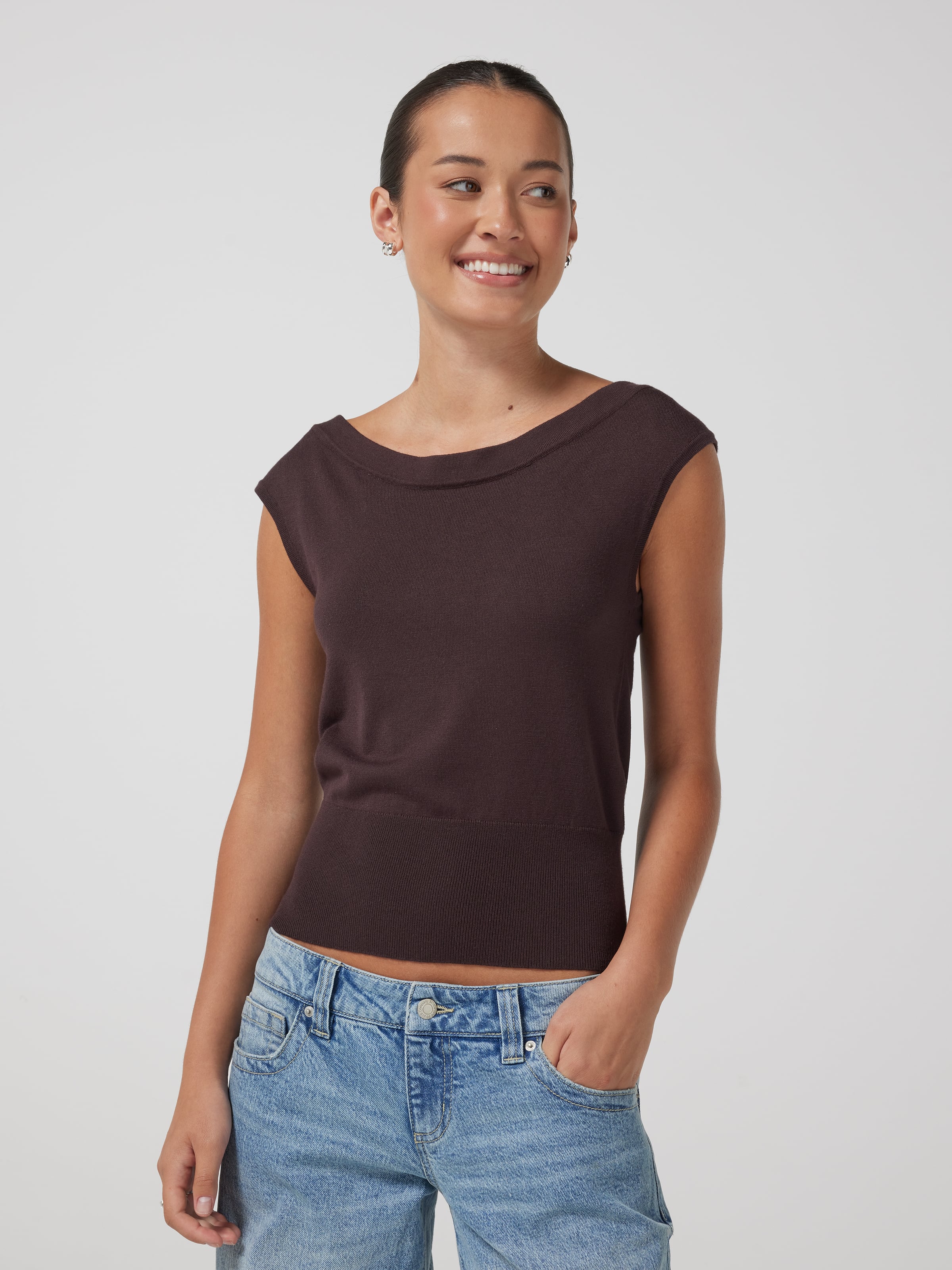 Evie Slouchy Short Sleeve Top