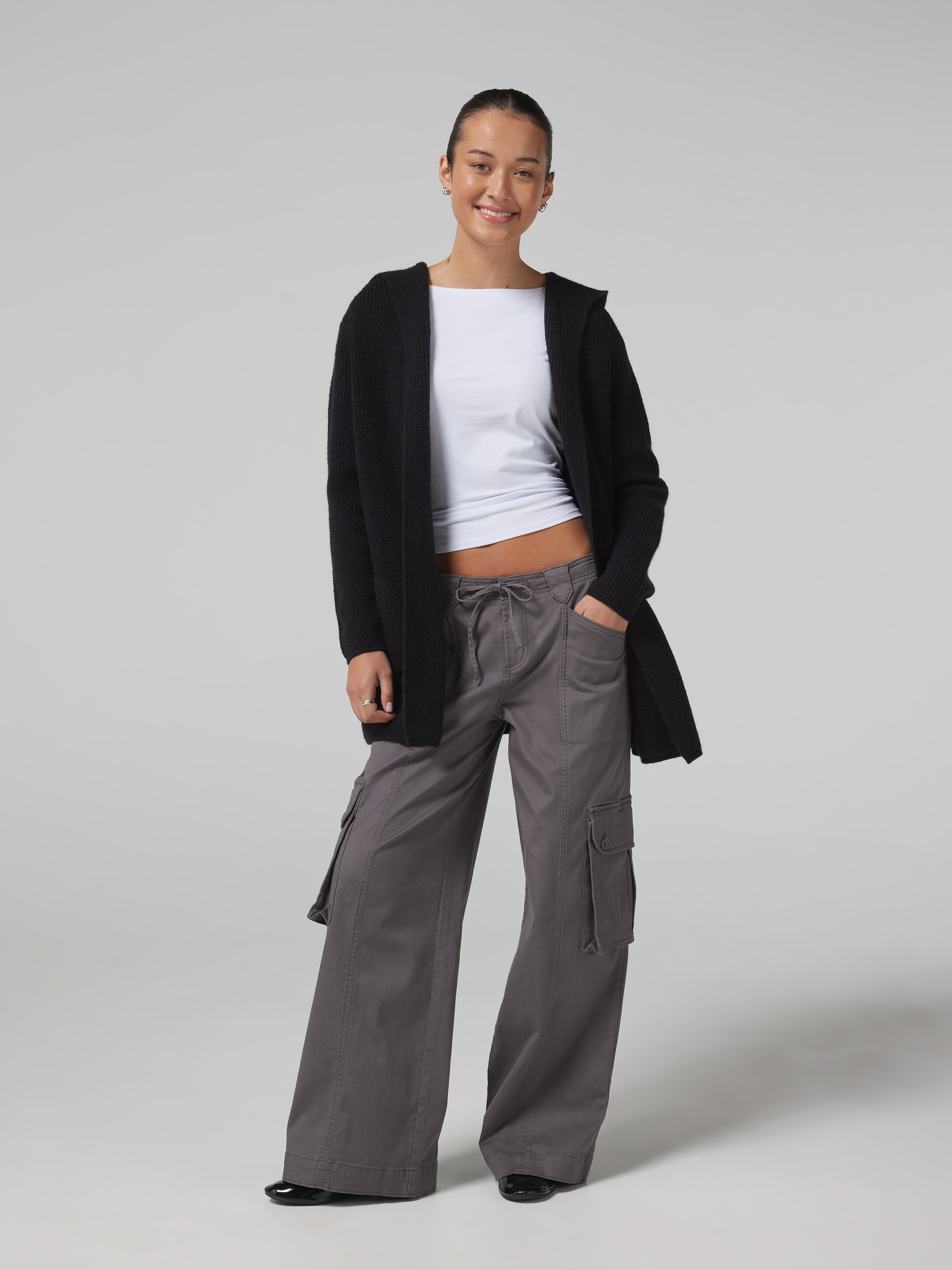 Susannah Long Line Cardi Hoodie