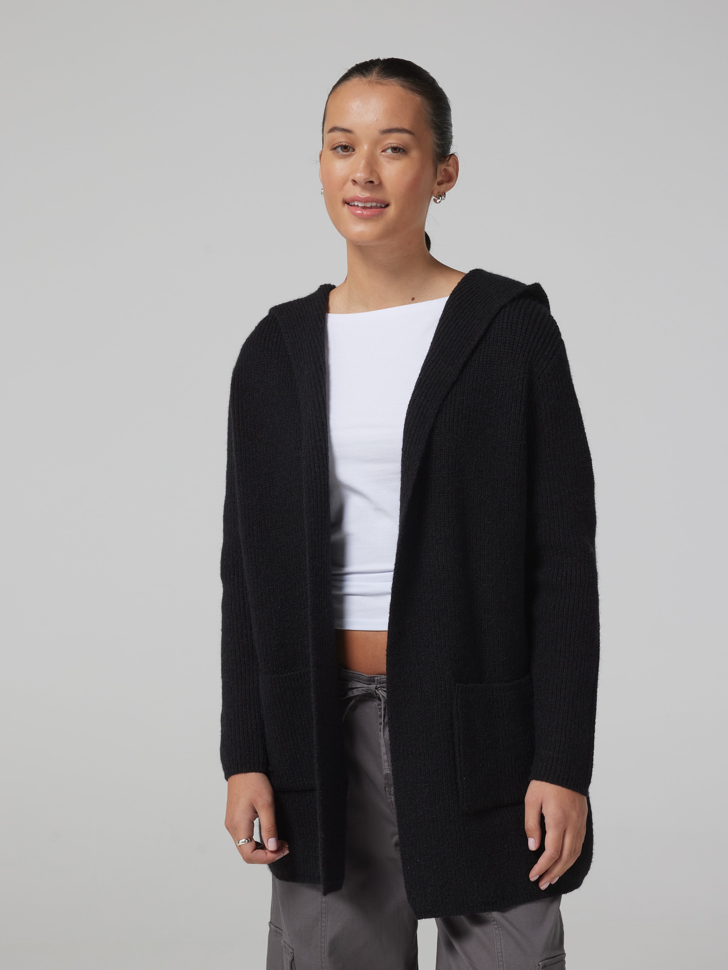 Susannah Long Line Cardi Hoodie