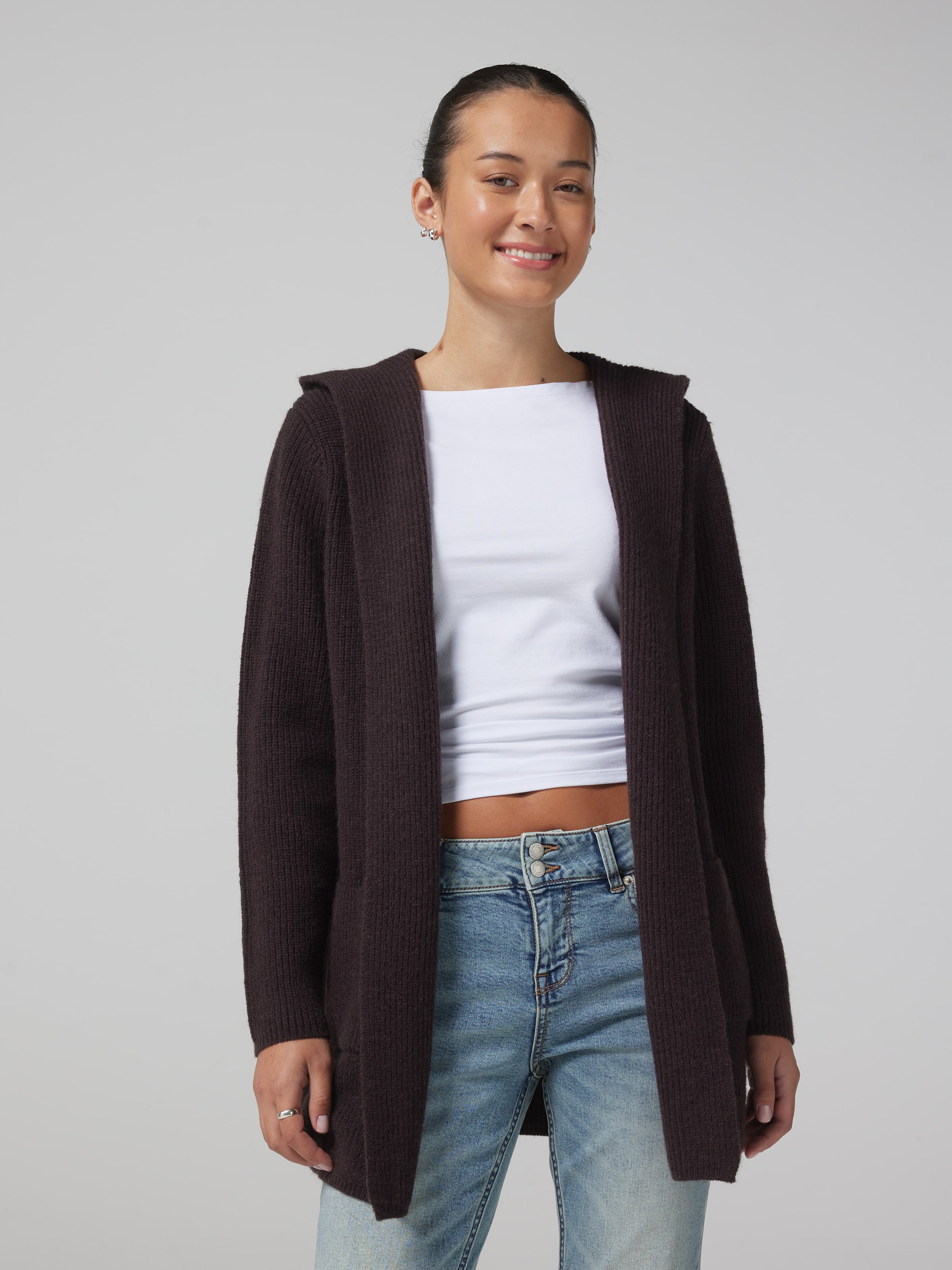 Susannah Long Line Cardi Hoodie