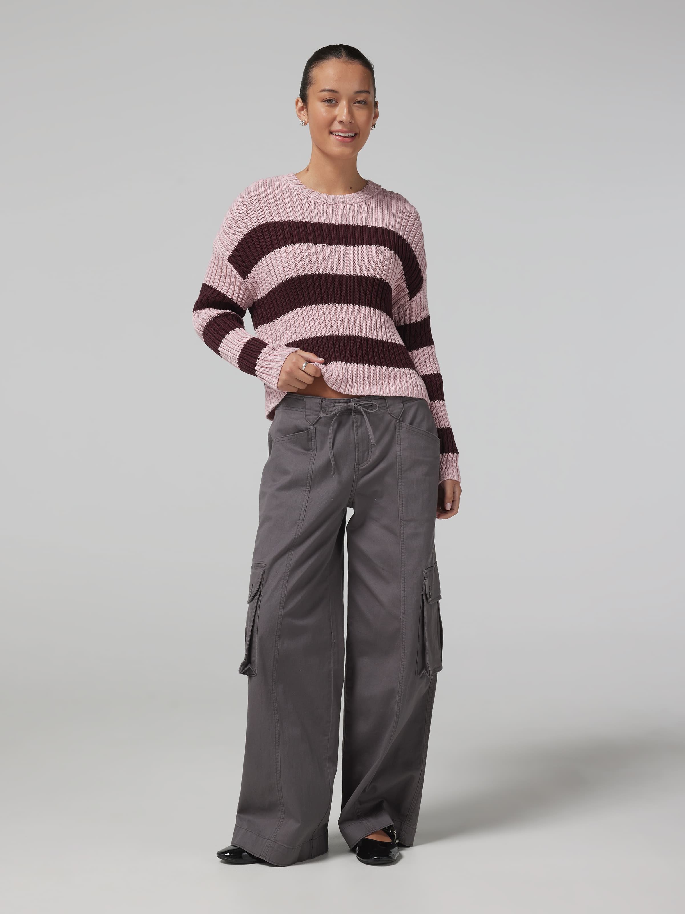 Charlie Chunky Knit Stripe Jumper