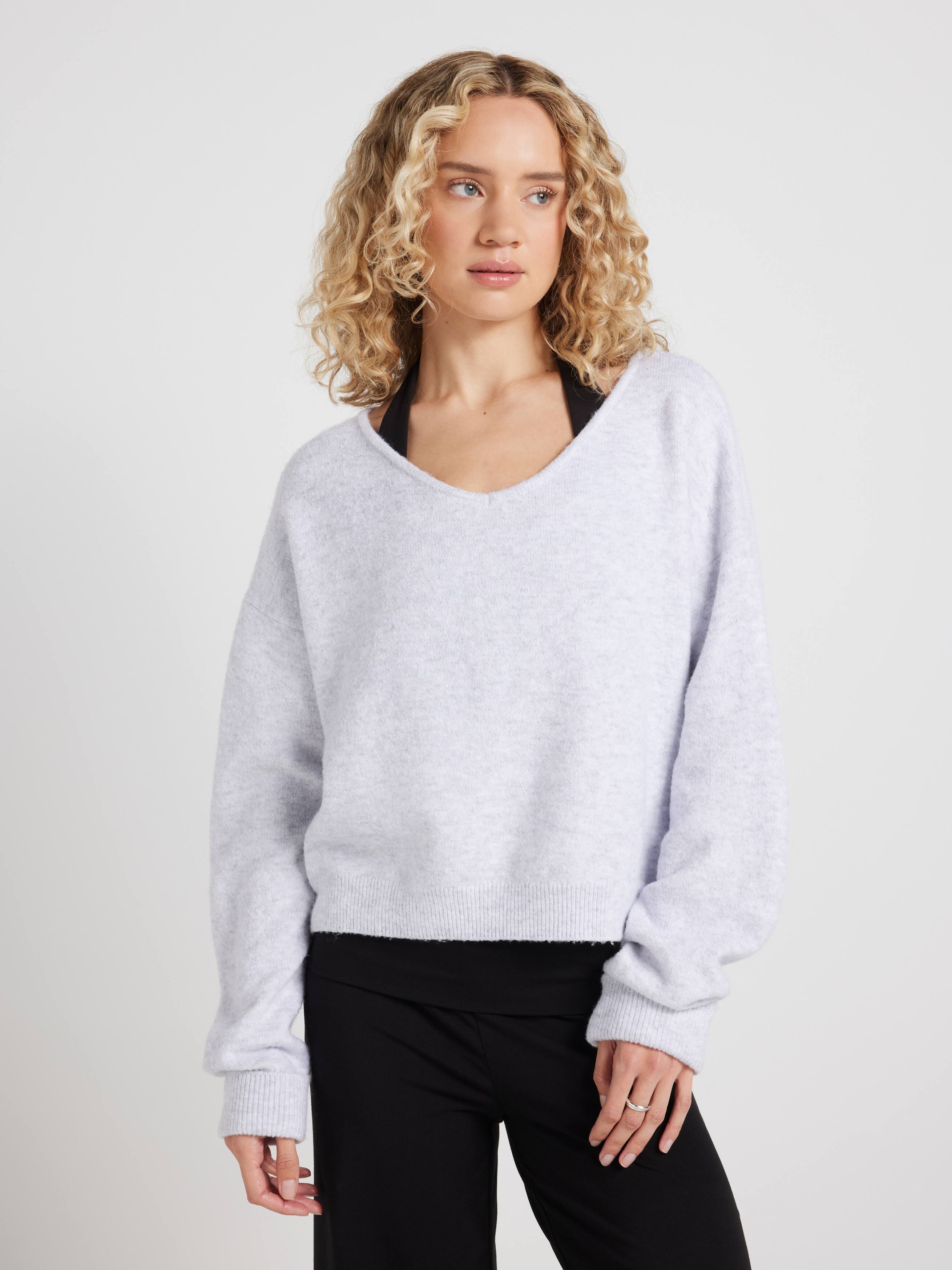 V Neck Slouchy Jumper