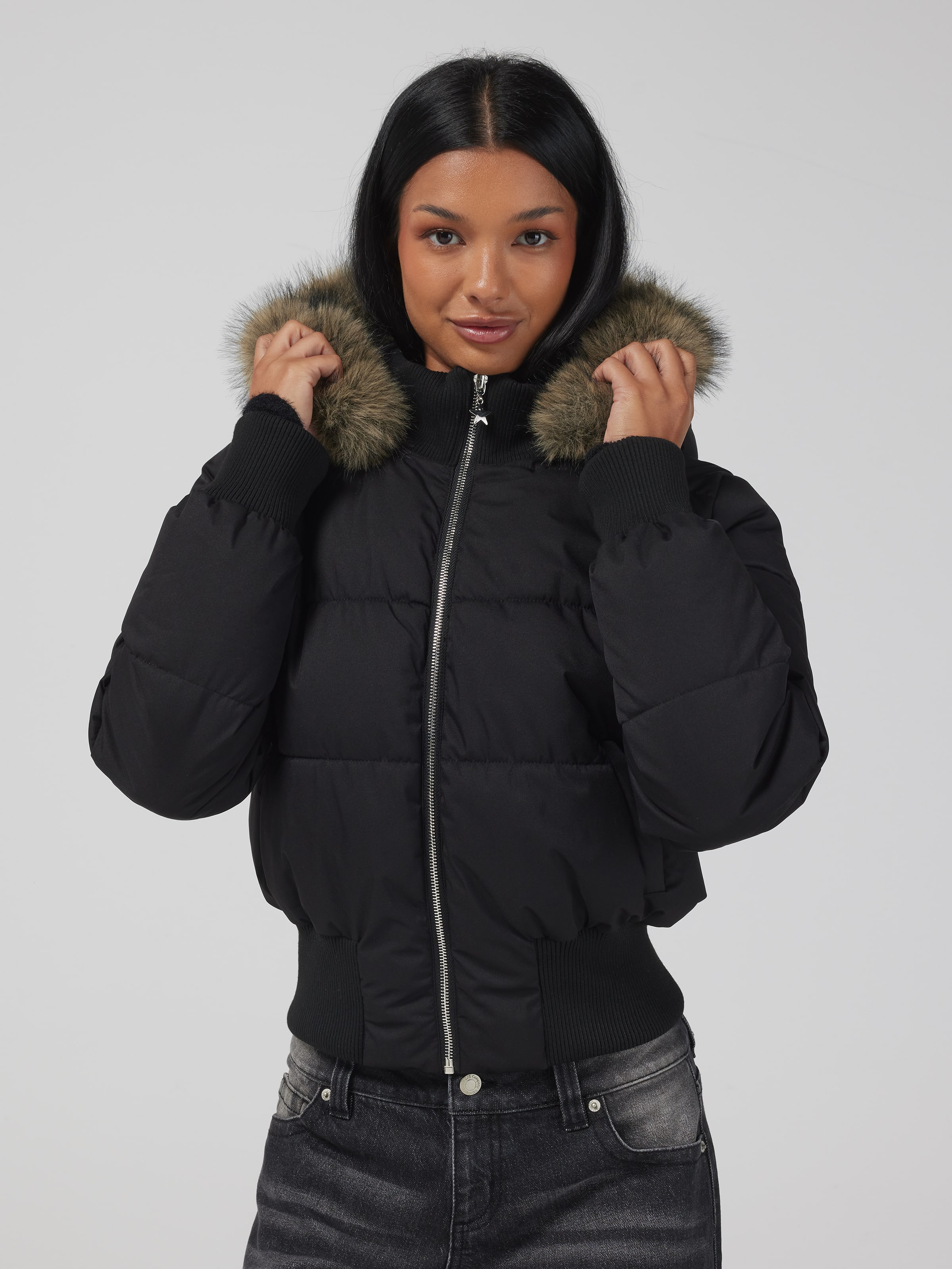 Britney Puffy Bomber Jacket