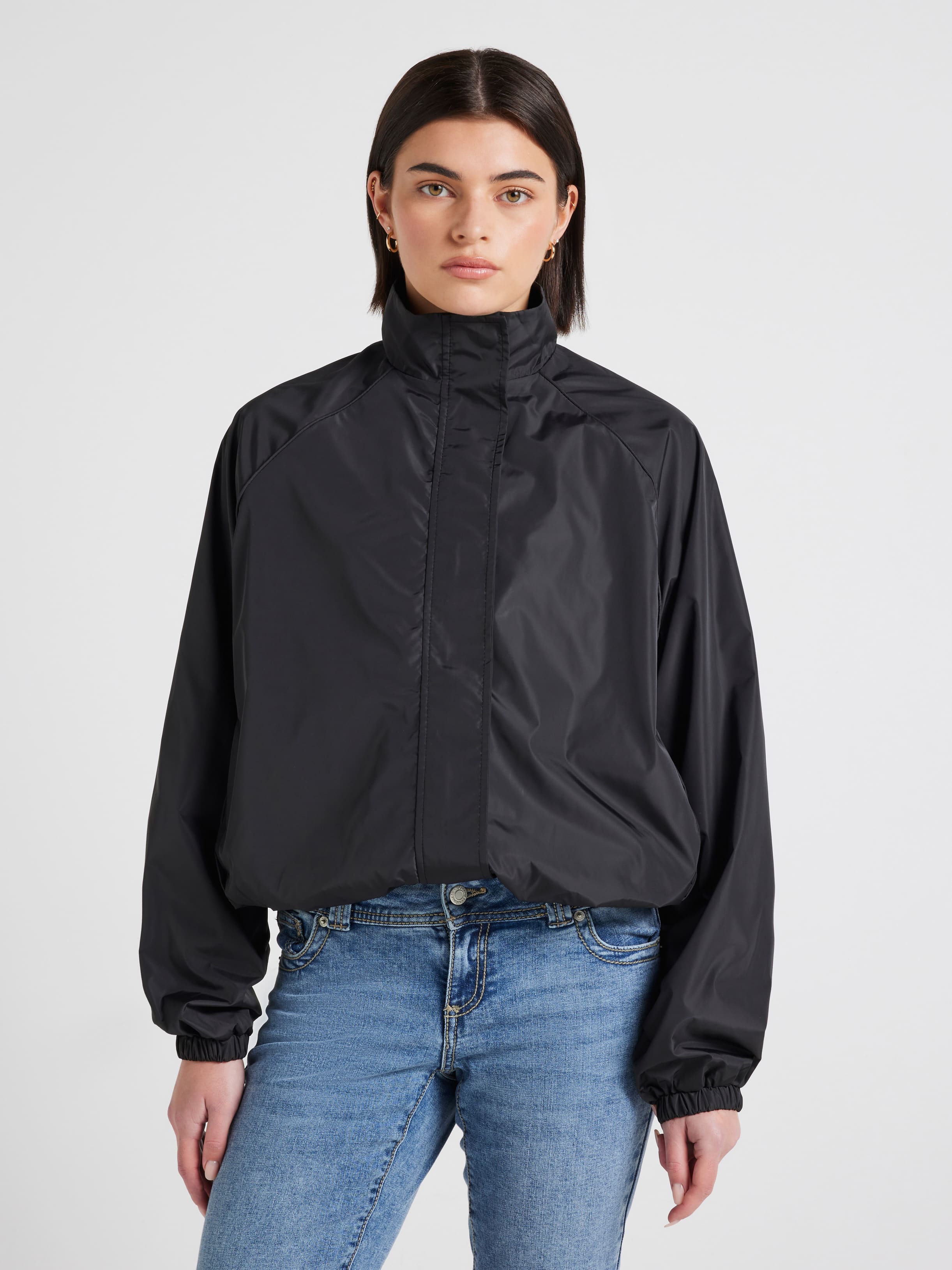 Funnel Neck Windbreaker
