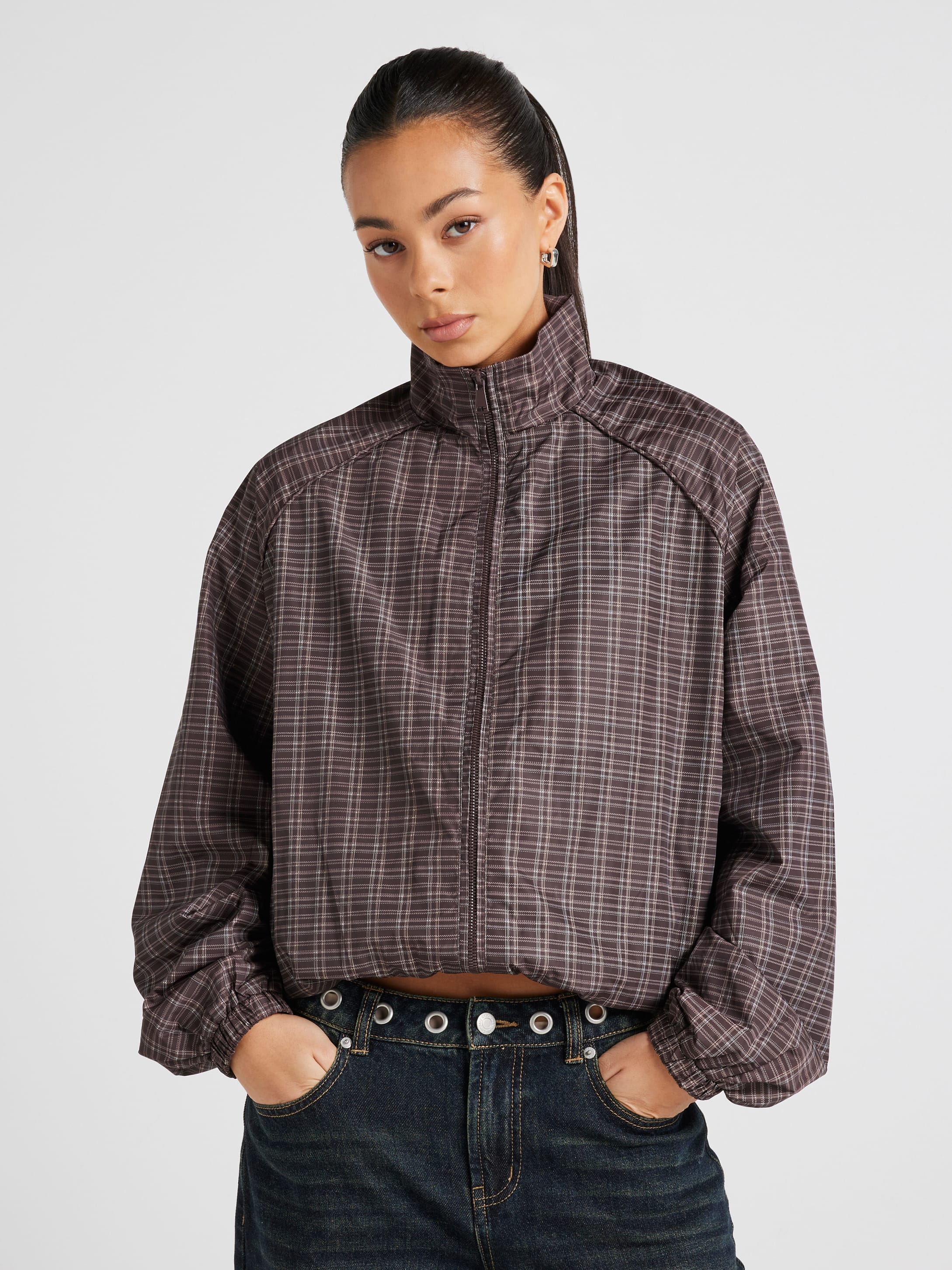 Funnel Neck Windbreaker