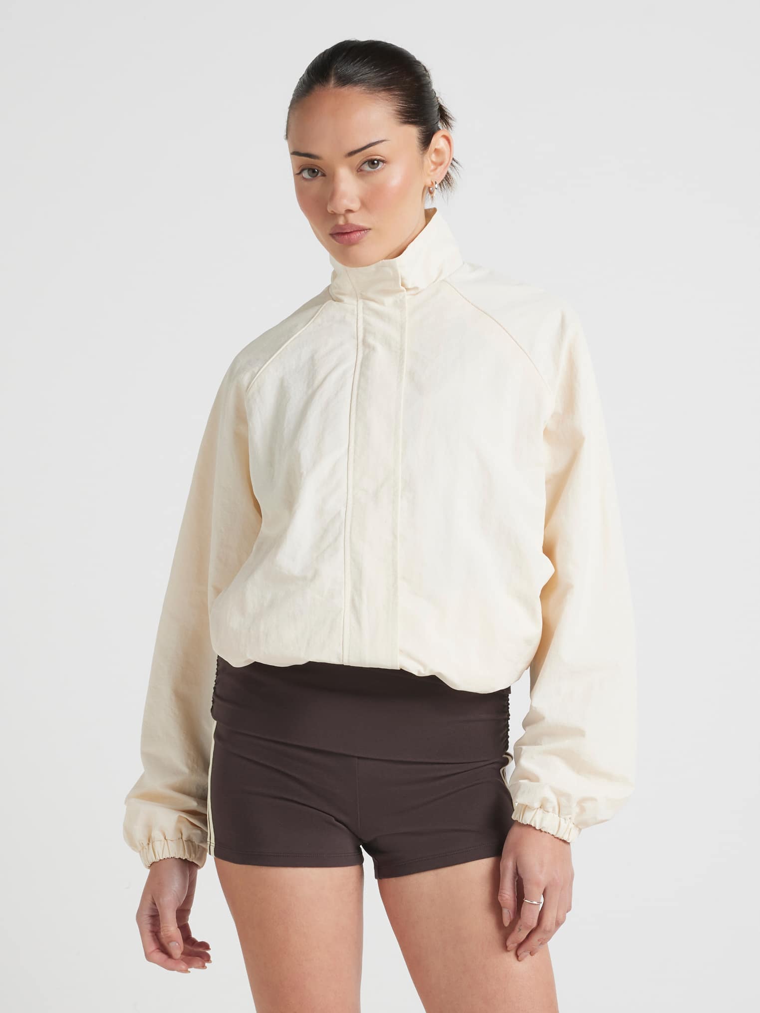 Funnel Neck Windbreaker