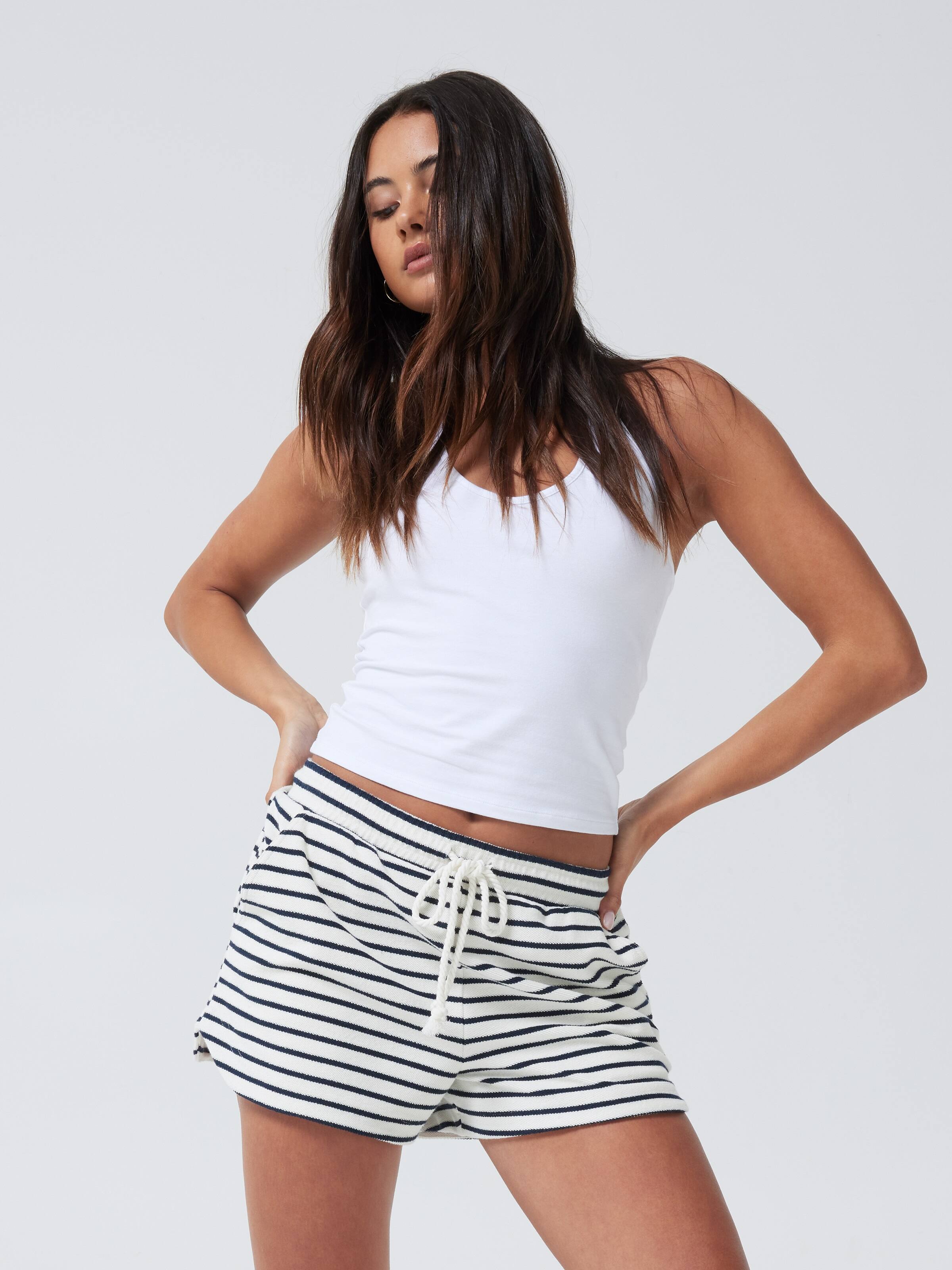 Stripe Terry Short