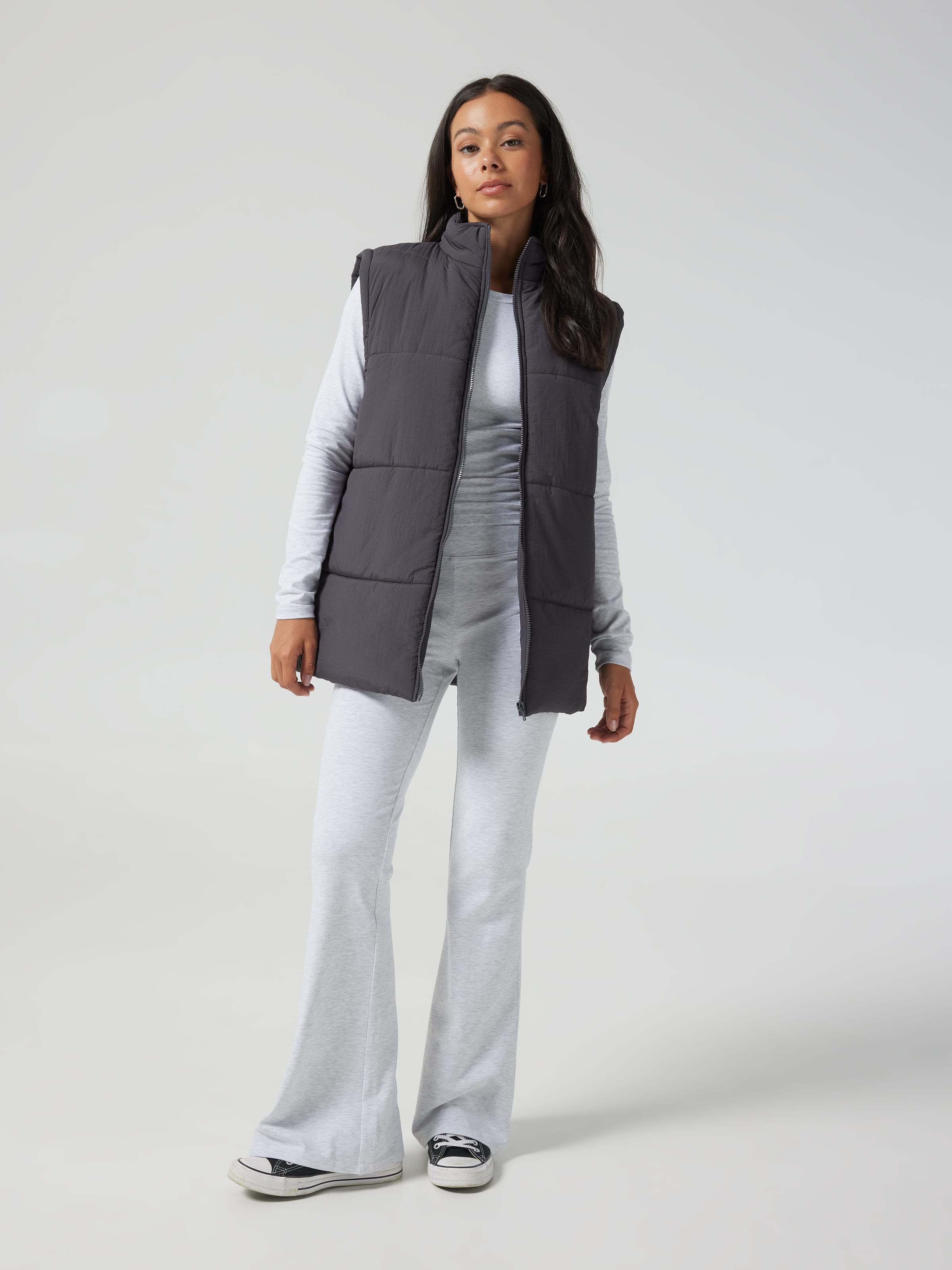 Longline Puffer Vest