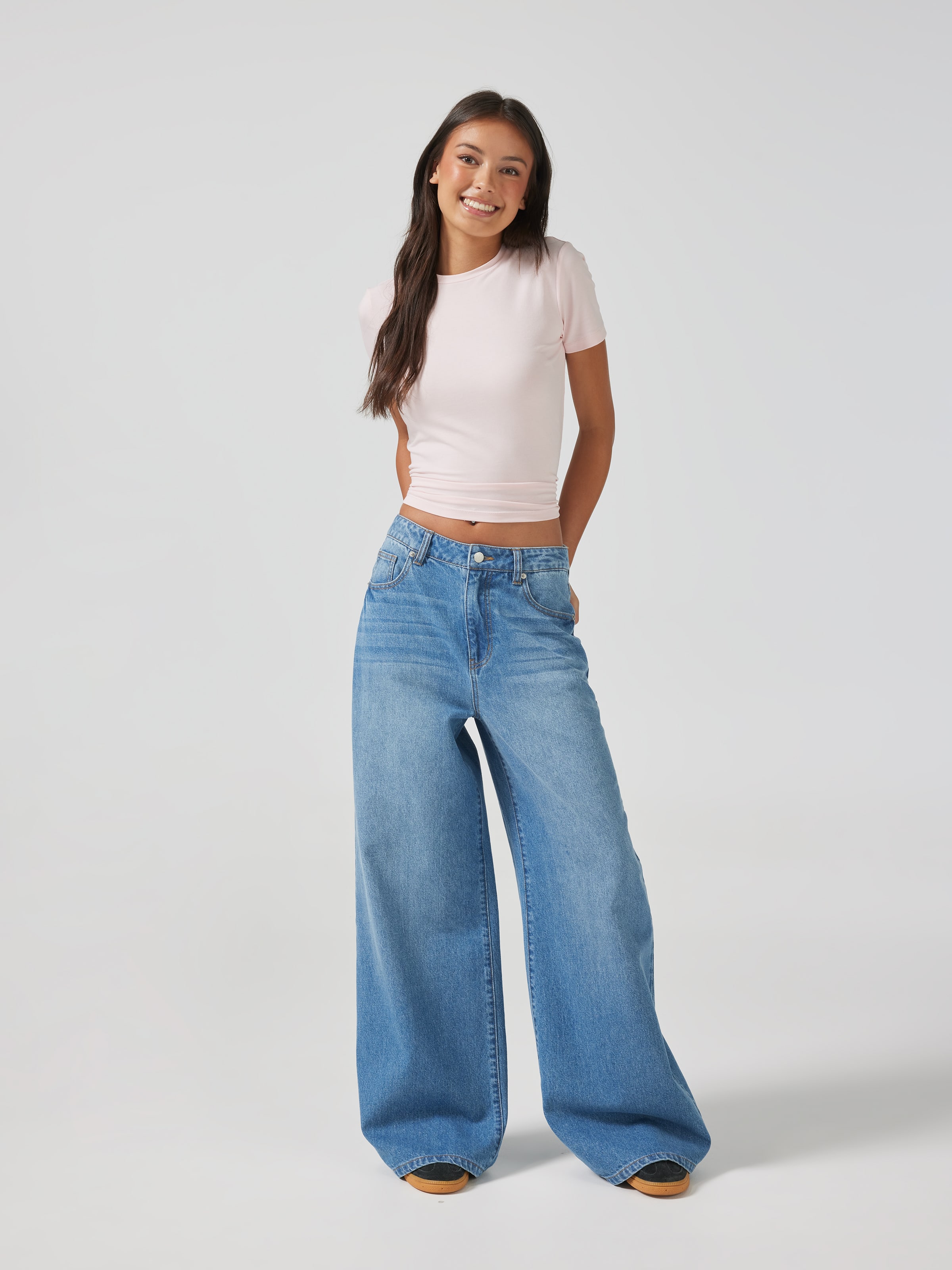 River High Rise Wide Leg Jean