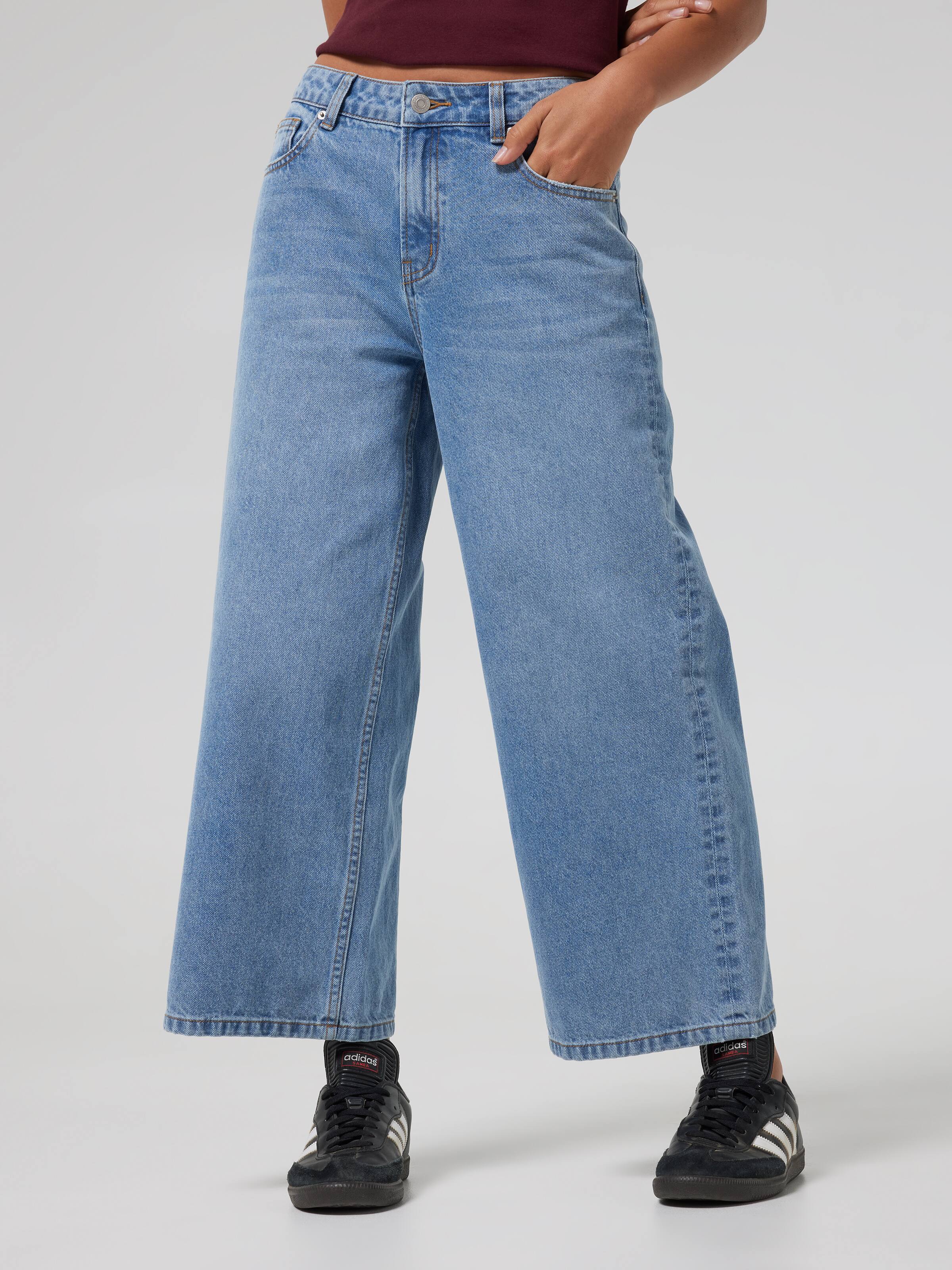 Cassie Crop Wide Leg Jean