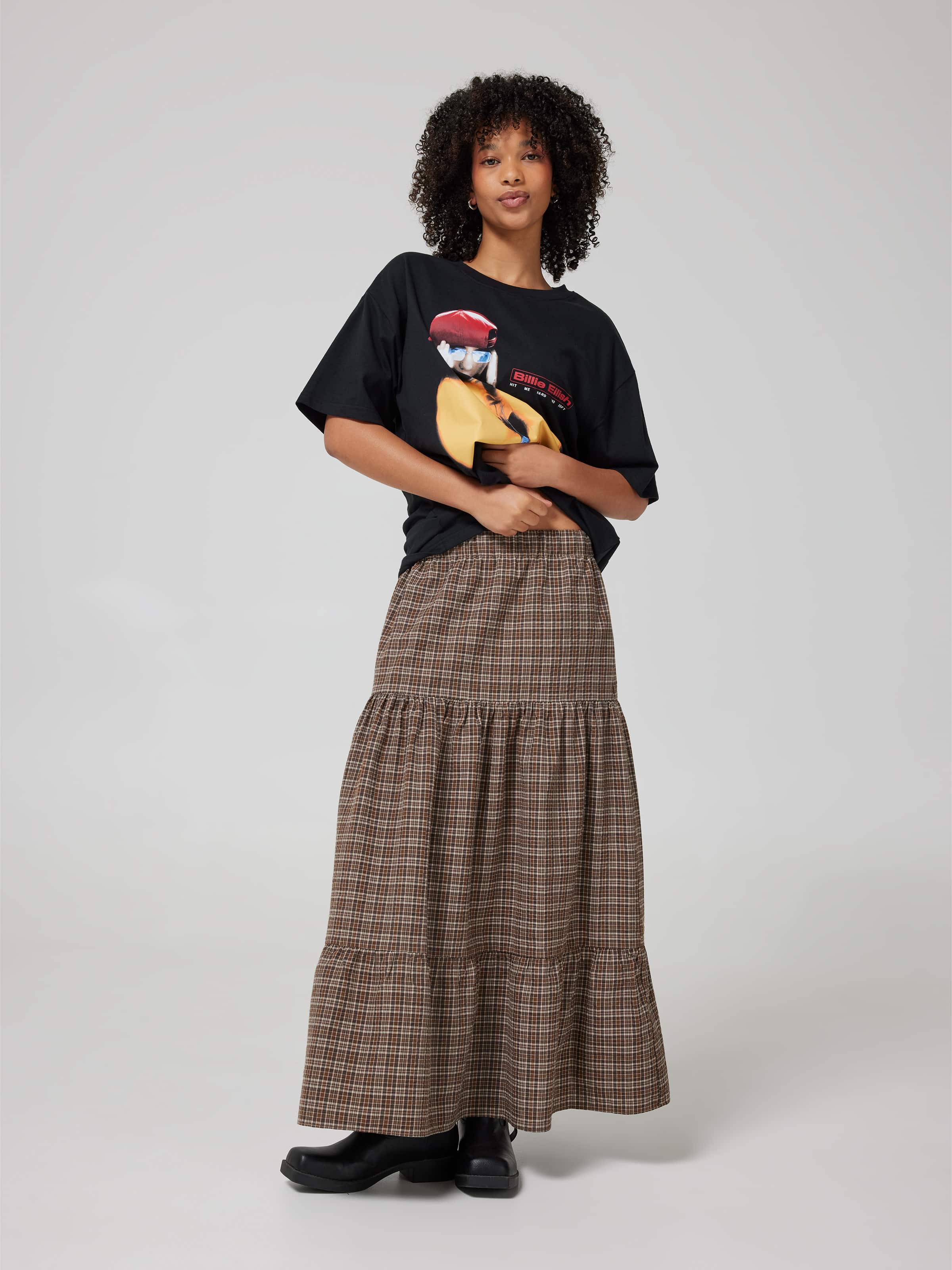 Tiered Maxi Skirt
