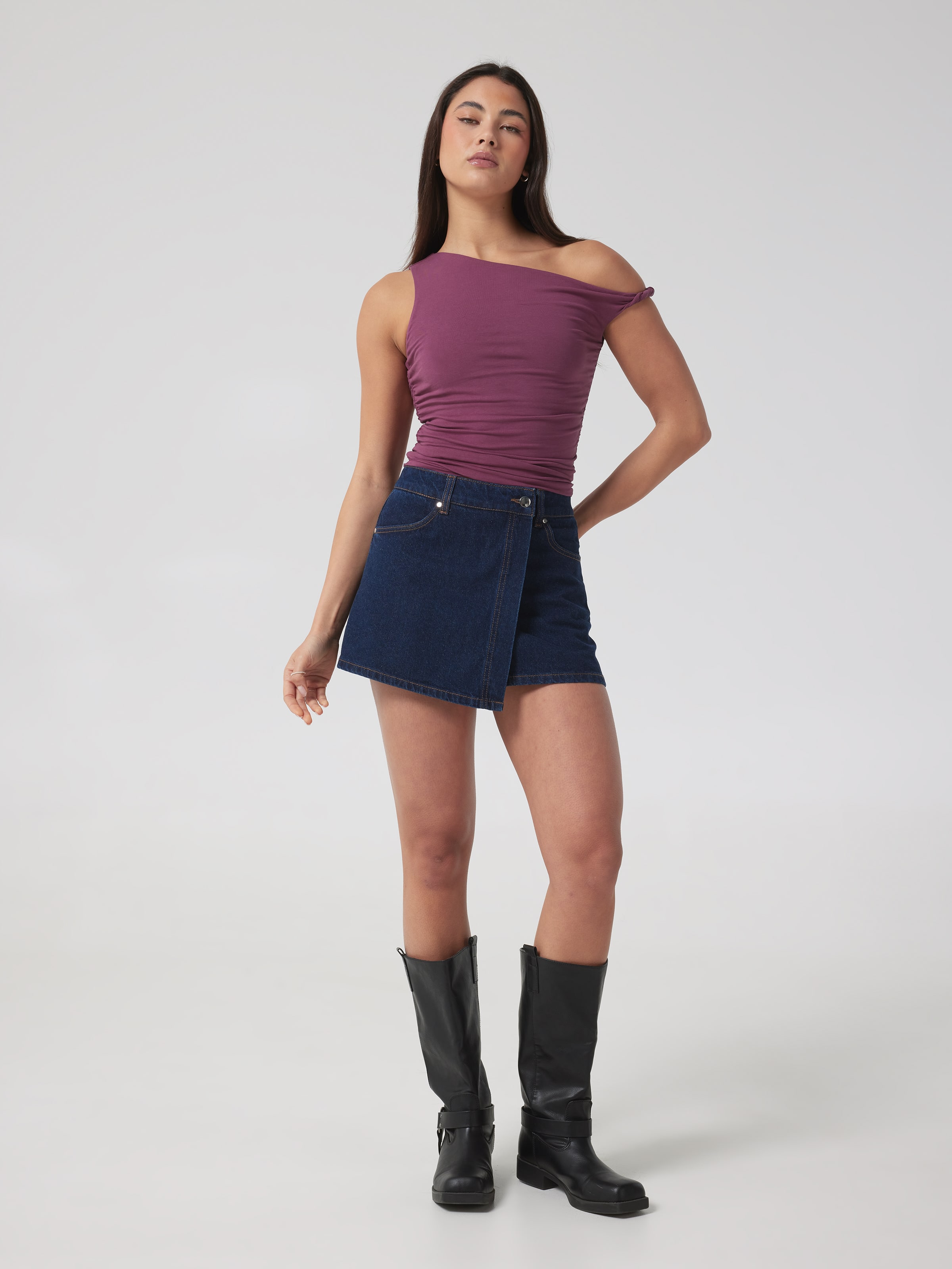 Nova Denim Skort