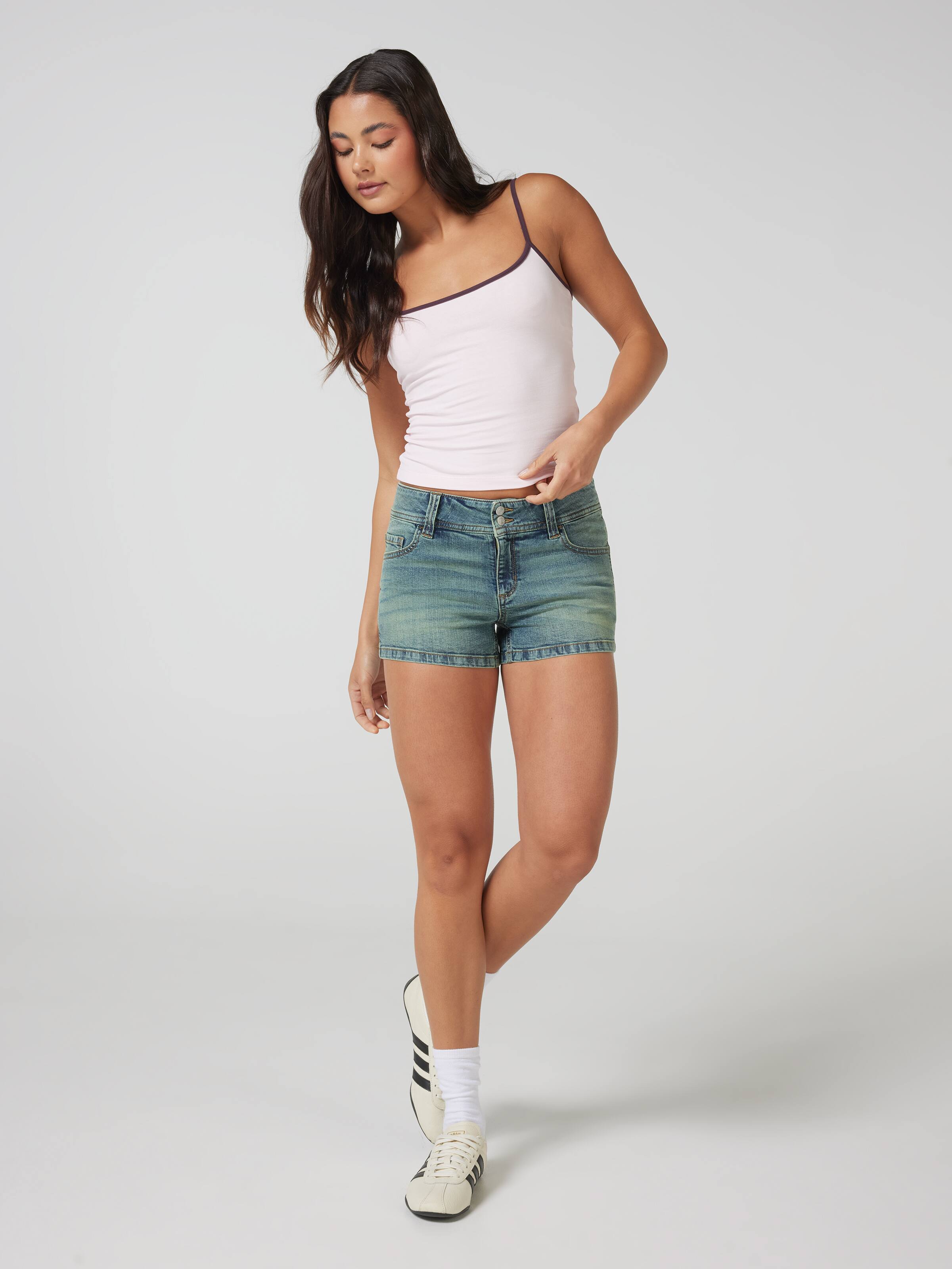 Lindsey Micro Denim Short