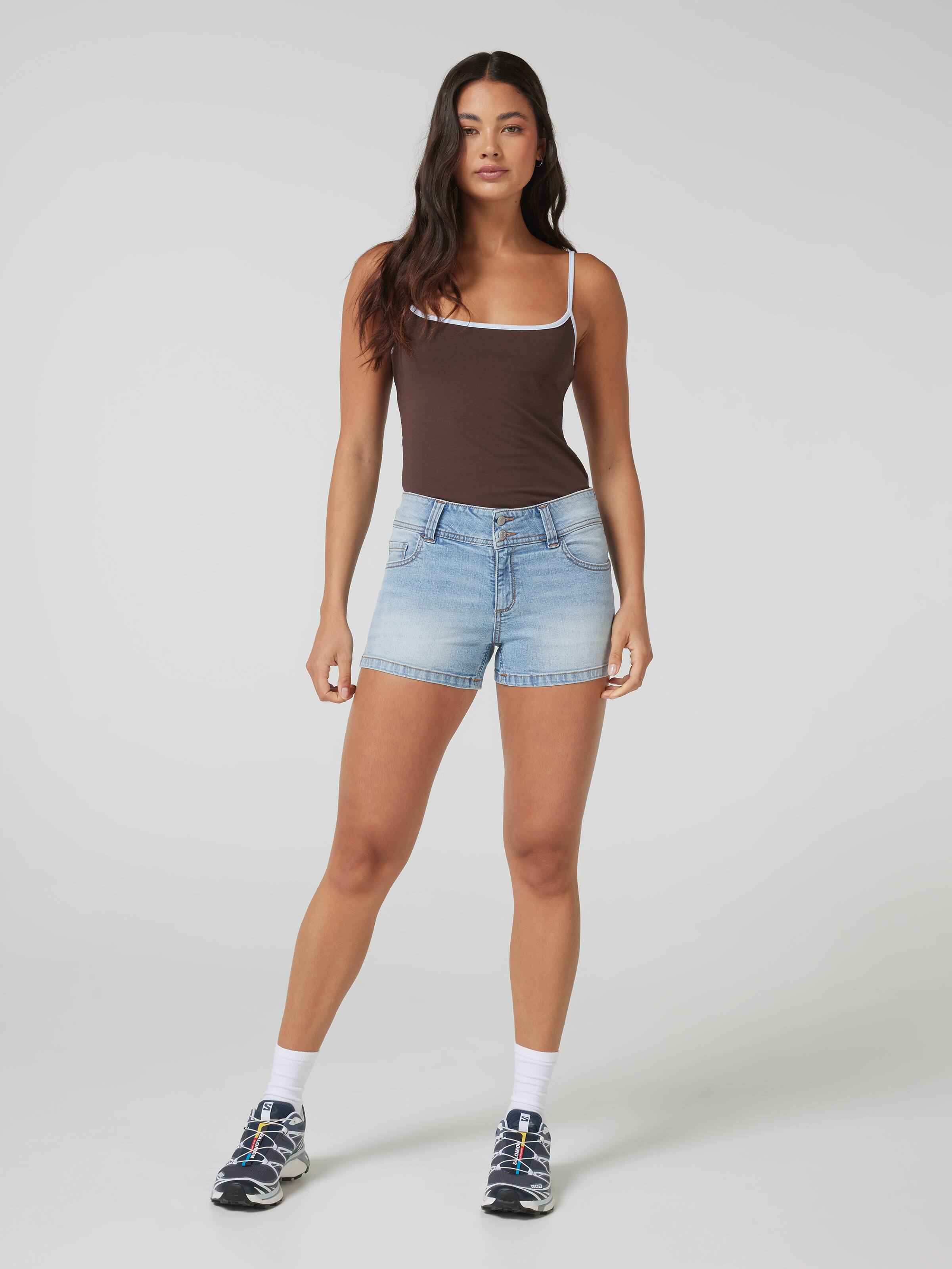 Lindsey Micro Denim Short