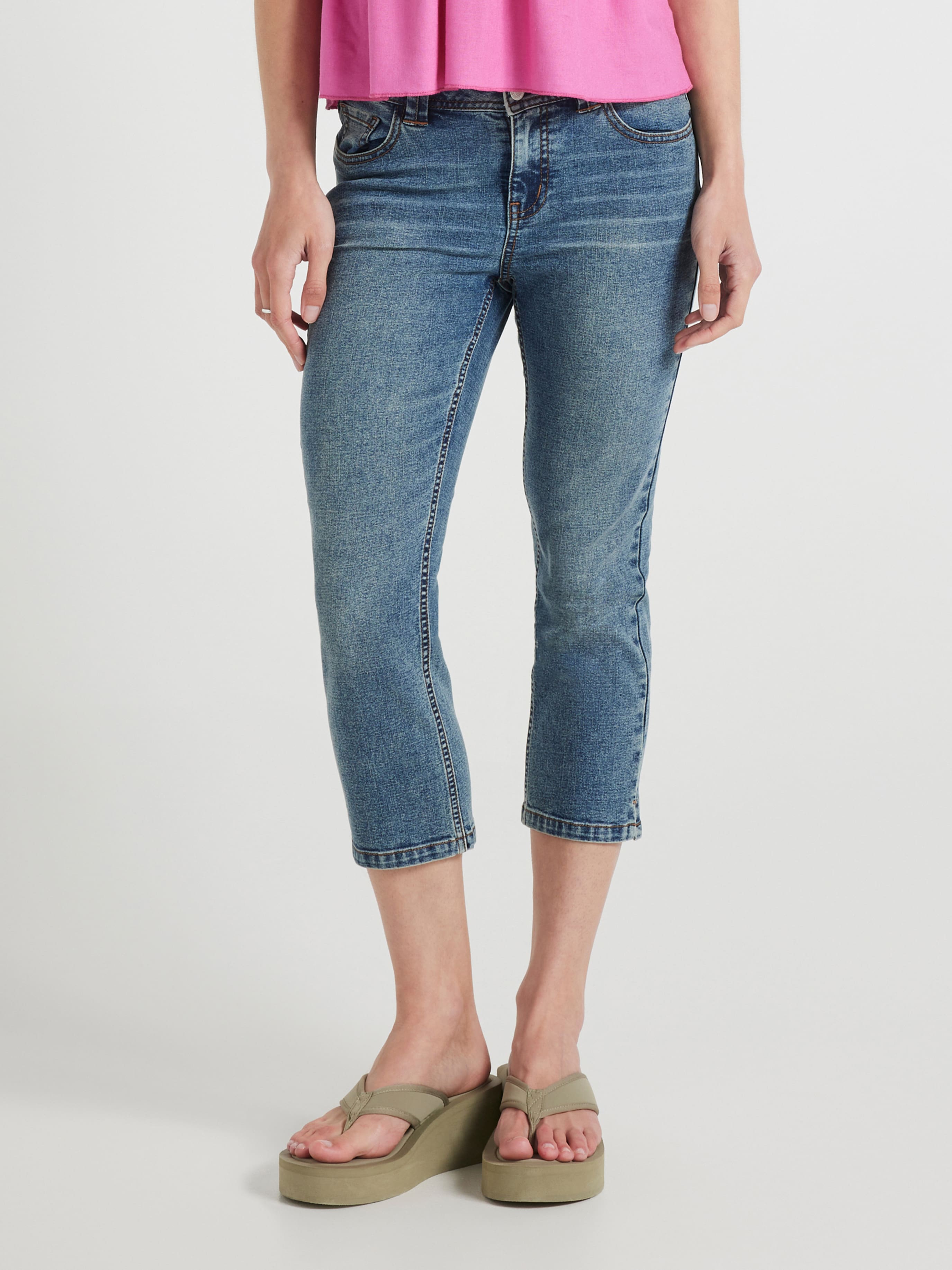 Pamela Denim Capri
