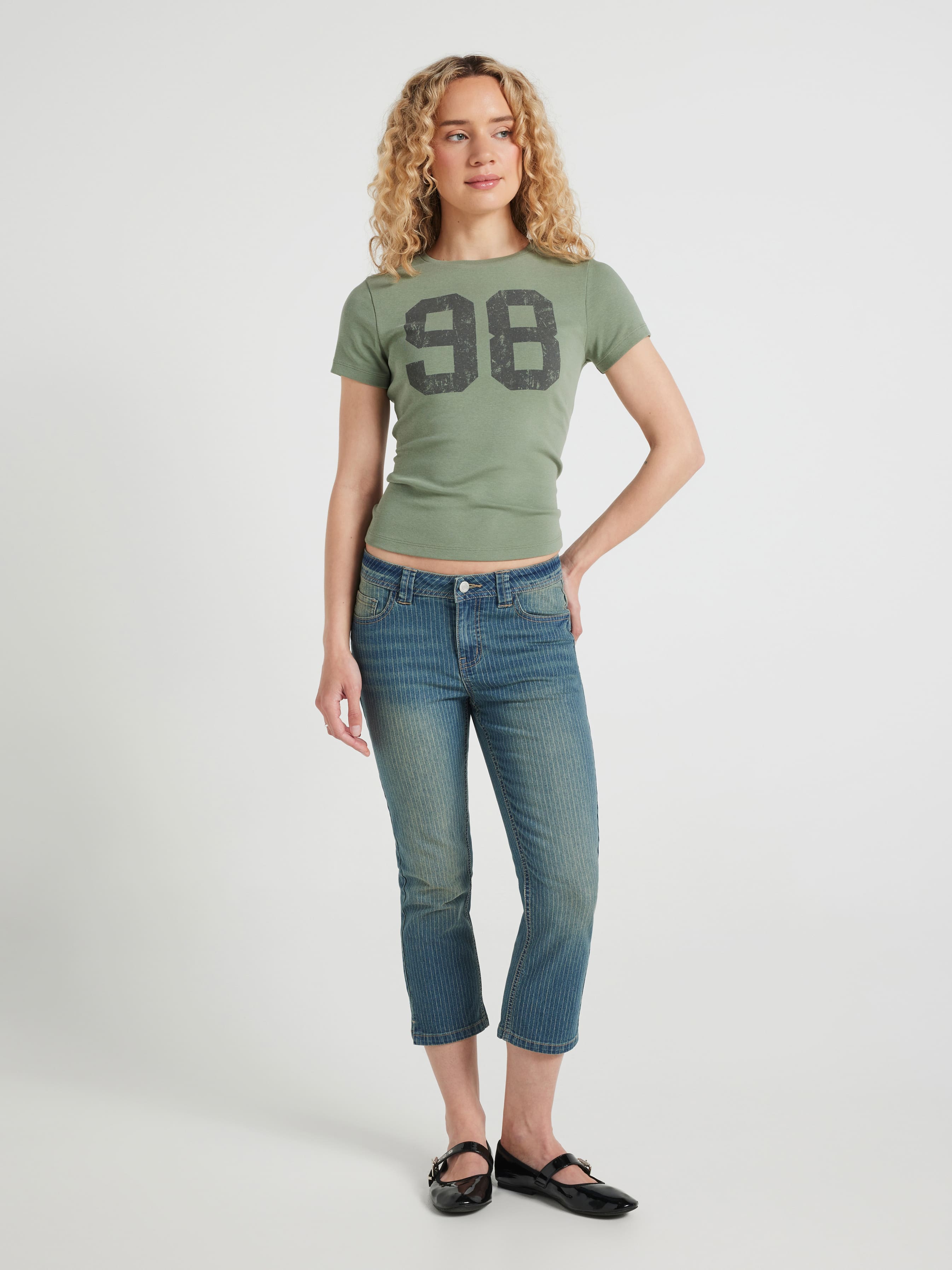 Pamela Denim Capri