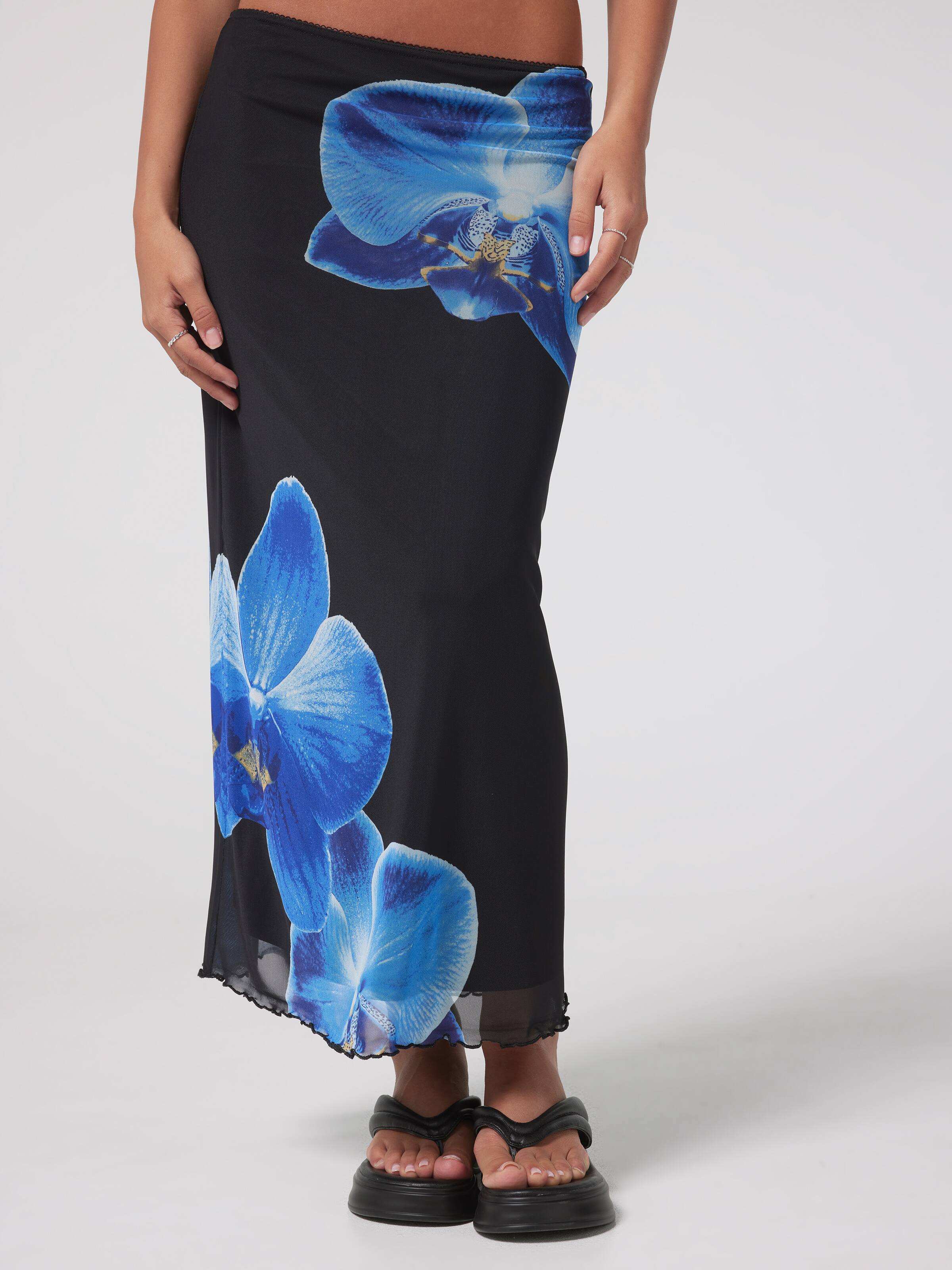 Midi Mesh Skirt