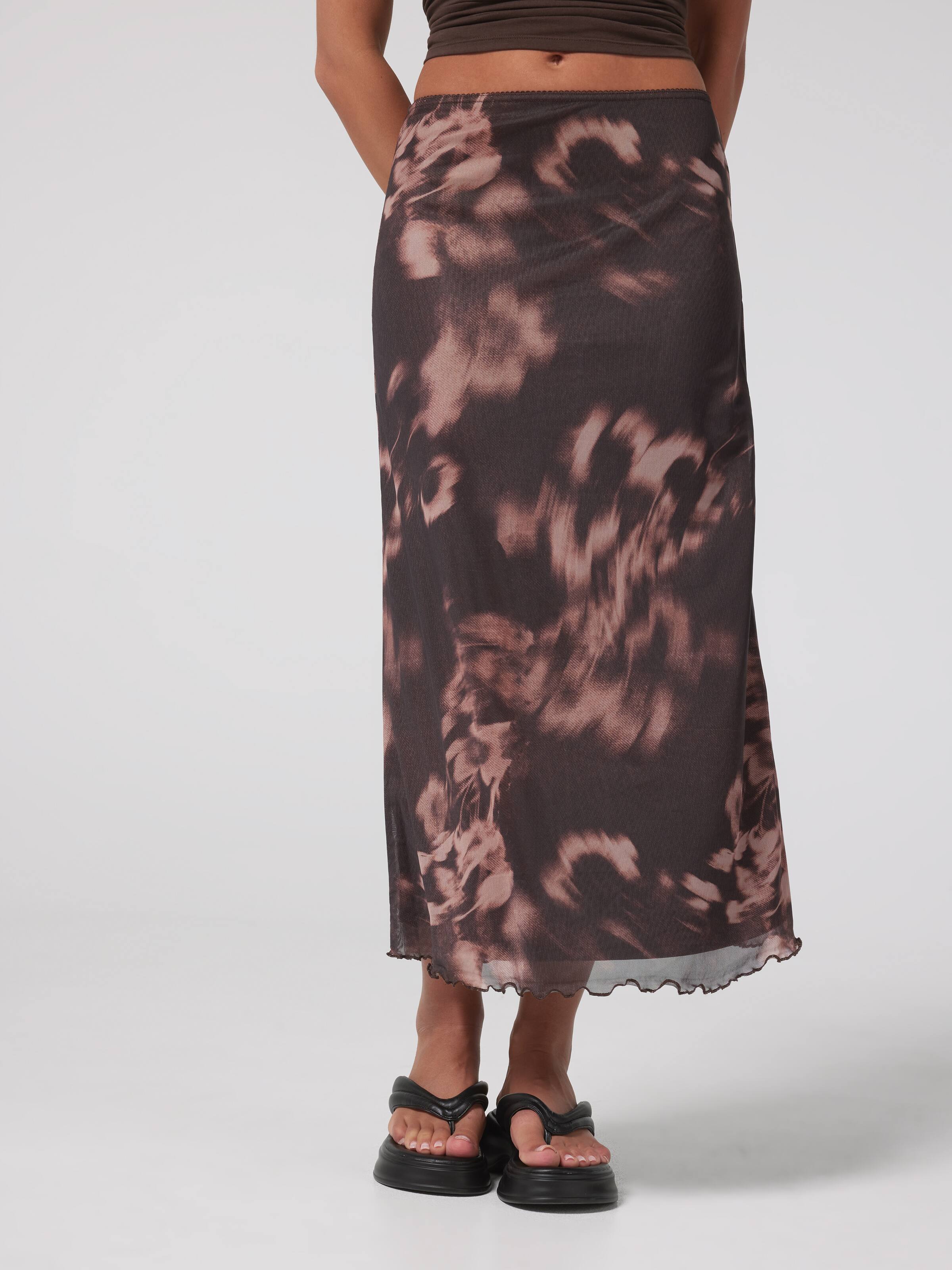 Midi Mesh Skirt
