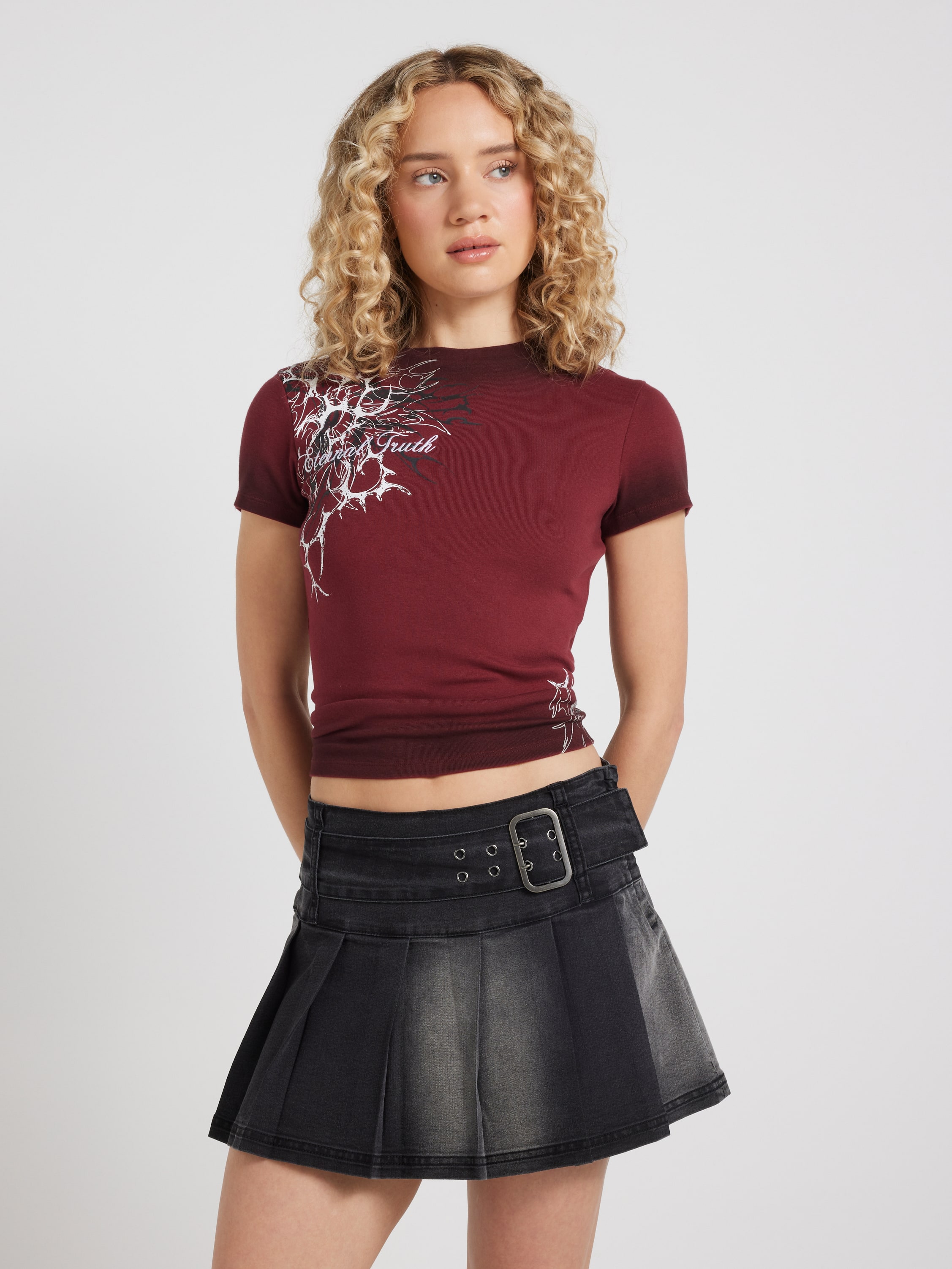 Roxie Pleat Skort