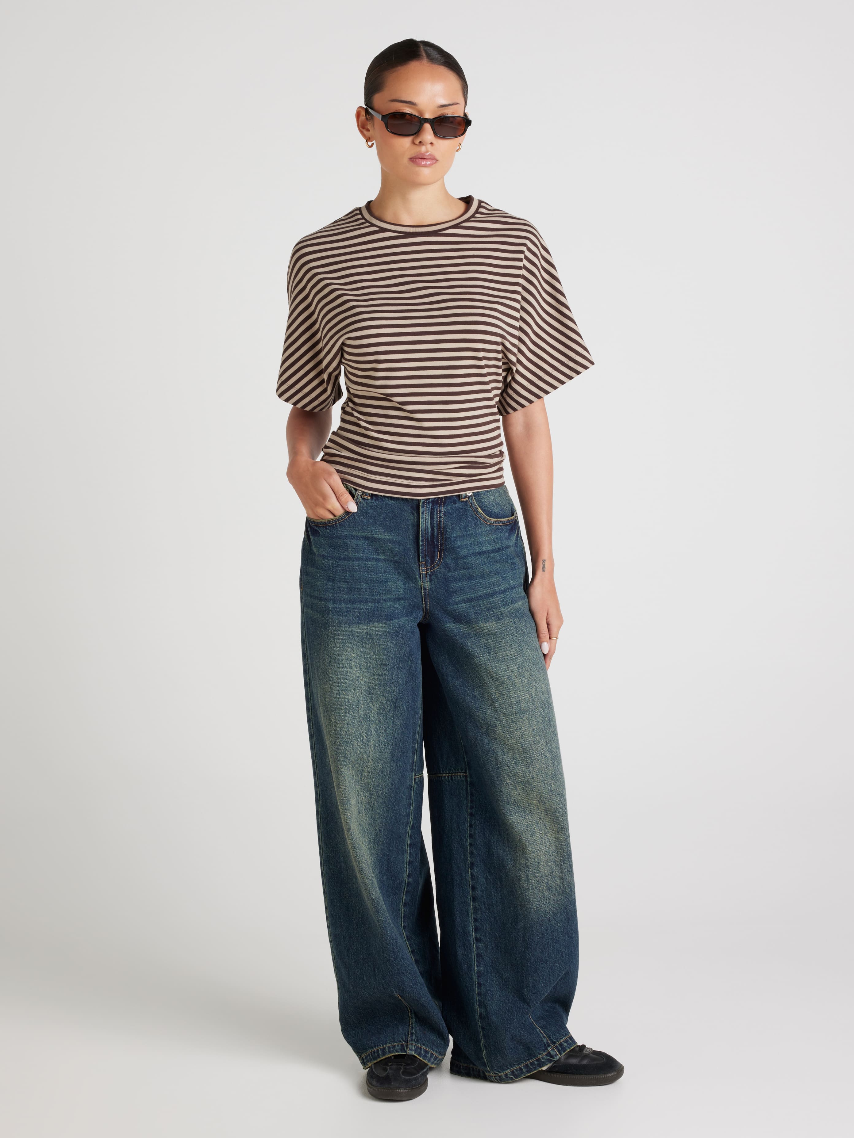 Monti Mid Rise Super Baggy Jean