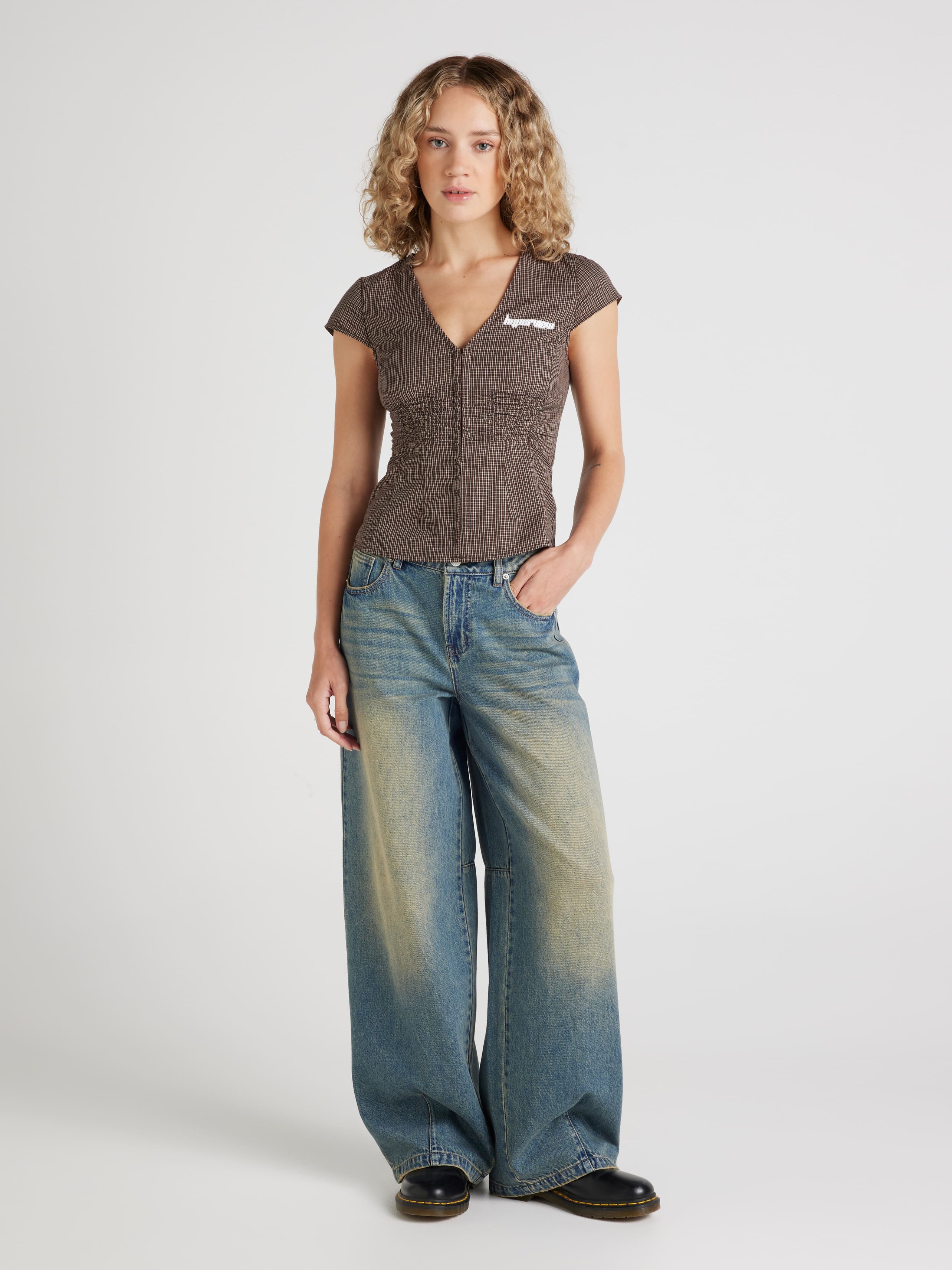 Monti Mid Rise Super Baggy Jean