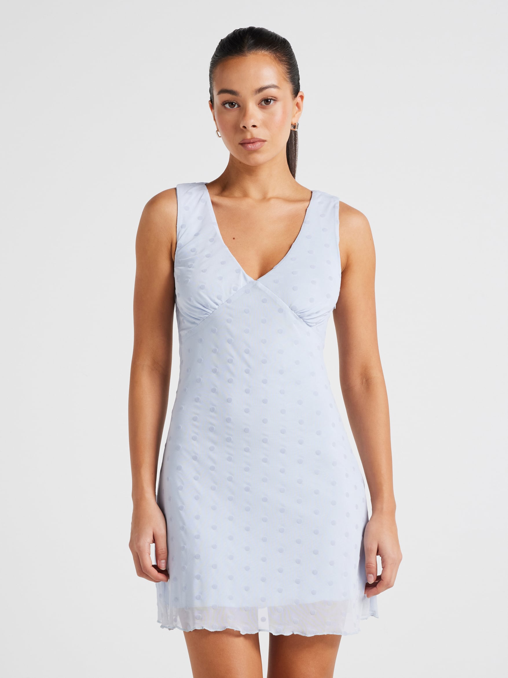 Mika Mesh V Neck Mini