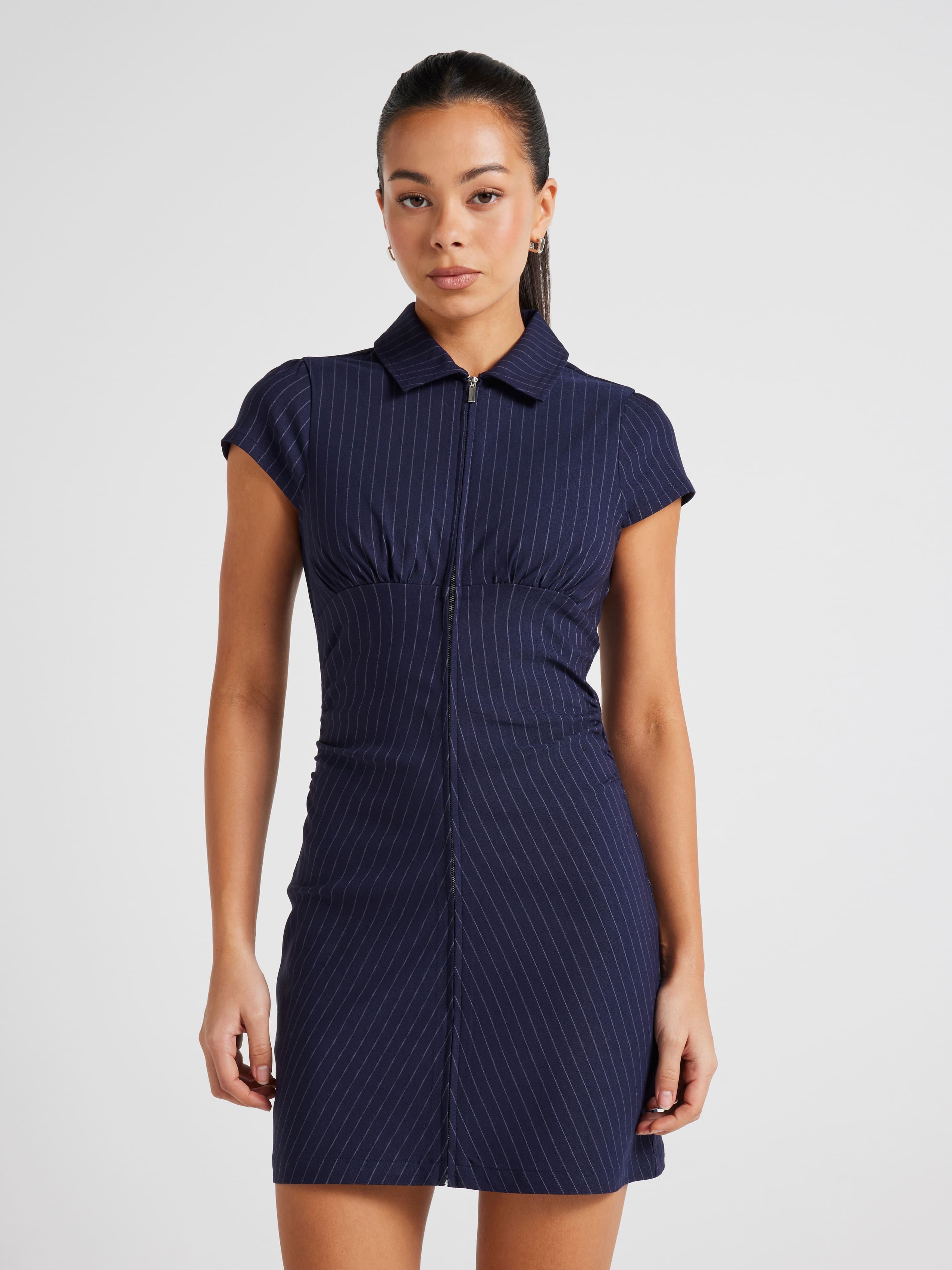 Quinn Short Sleeve Shirt Mini Dress