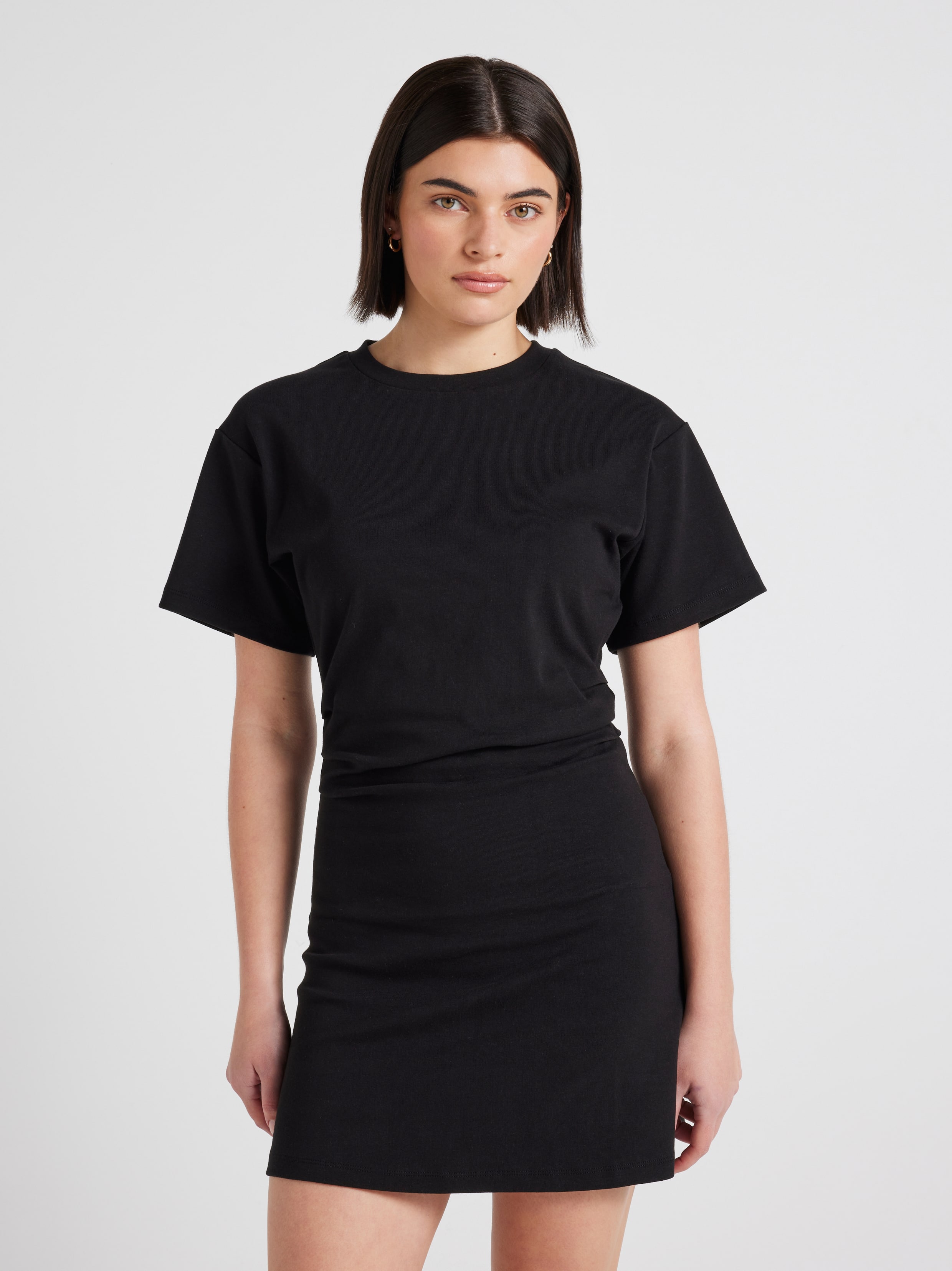 Rubi Ruched Tee Shirt Dress