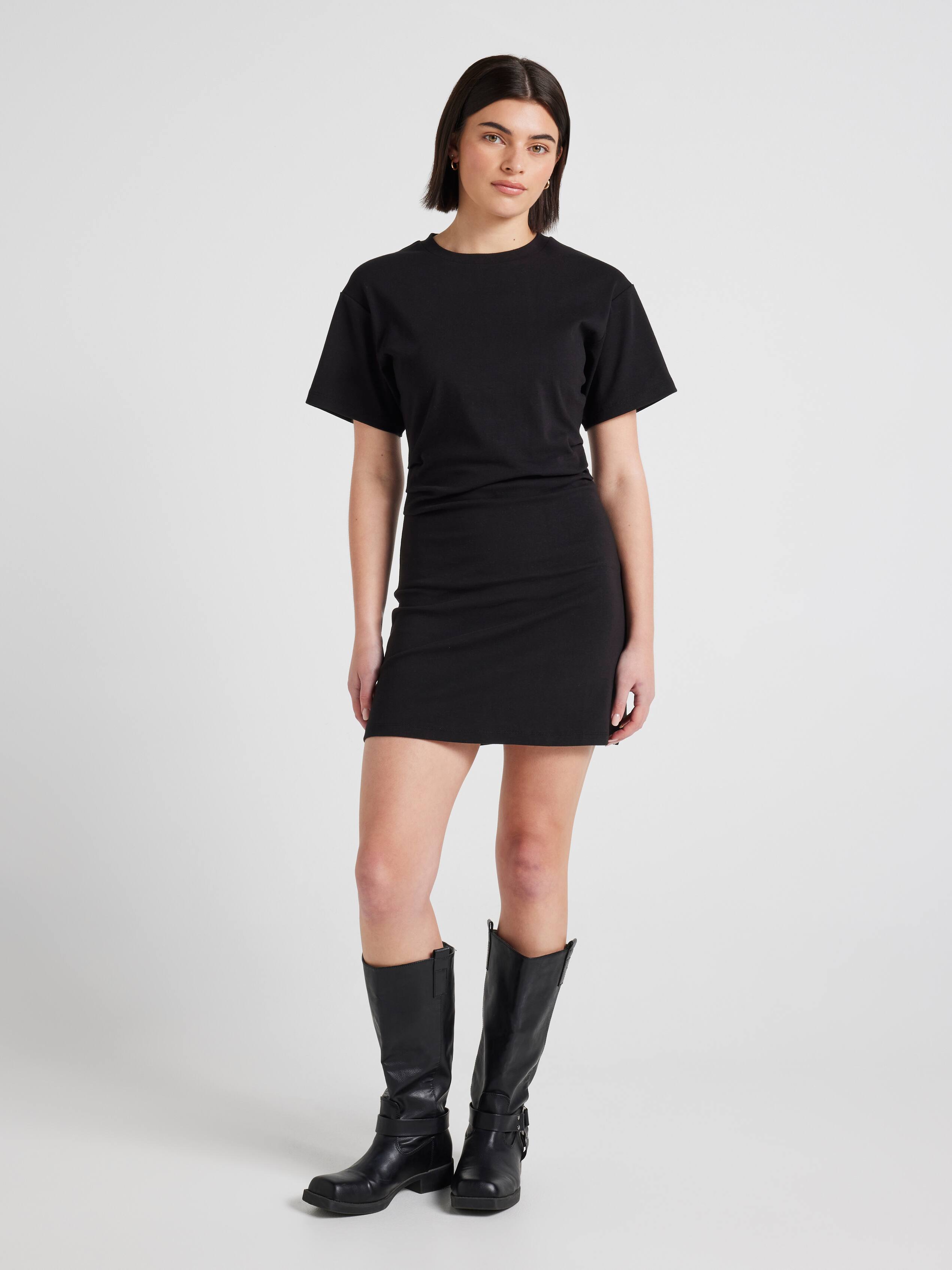 Rubi Ruched Tee Shirt Dress