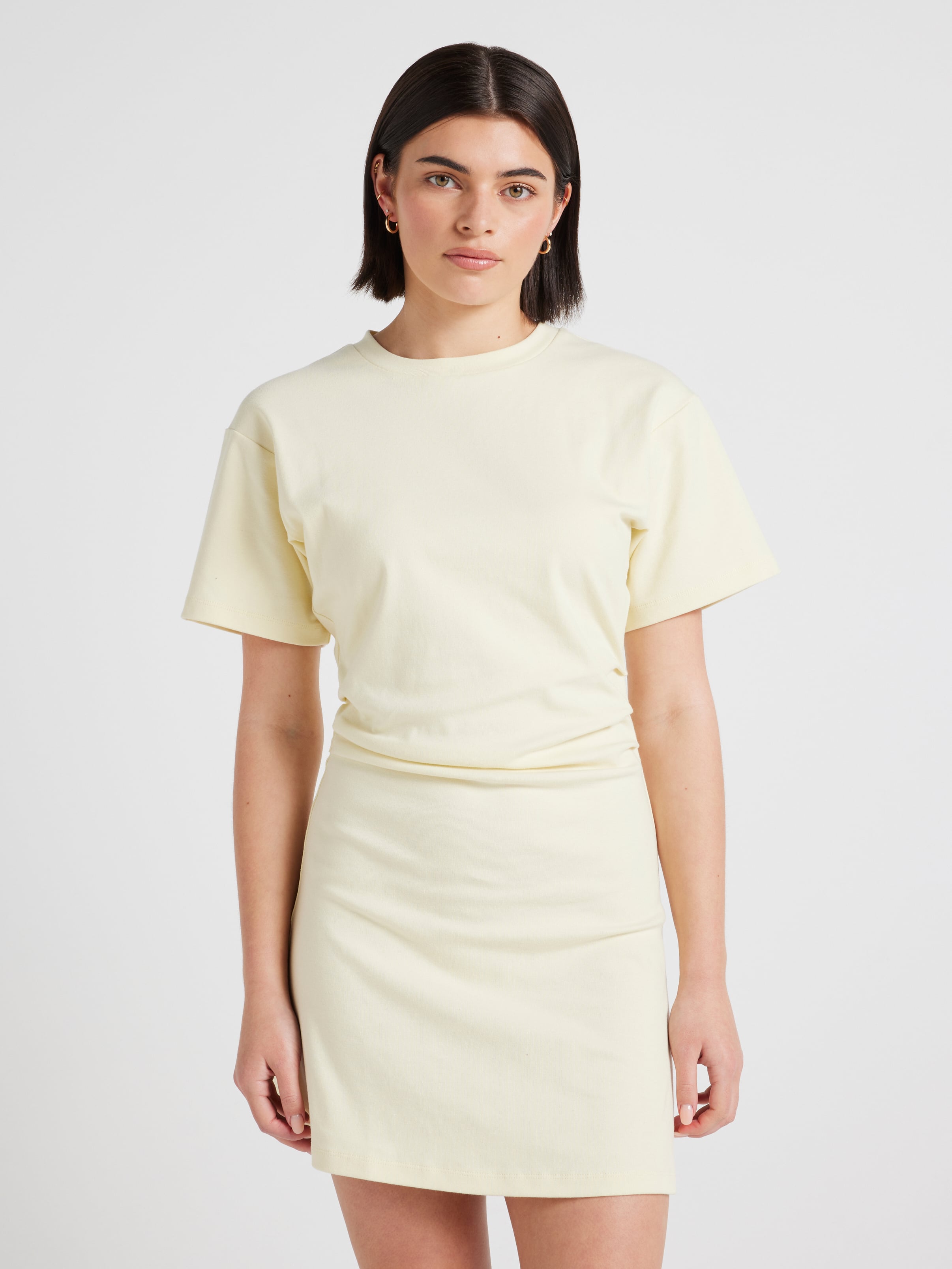 Rubi Ruched Tee Shirt Dress
