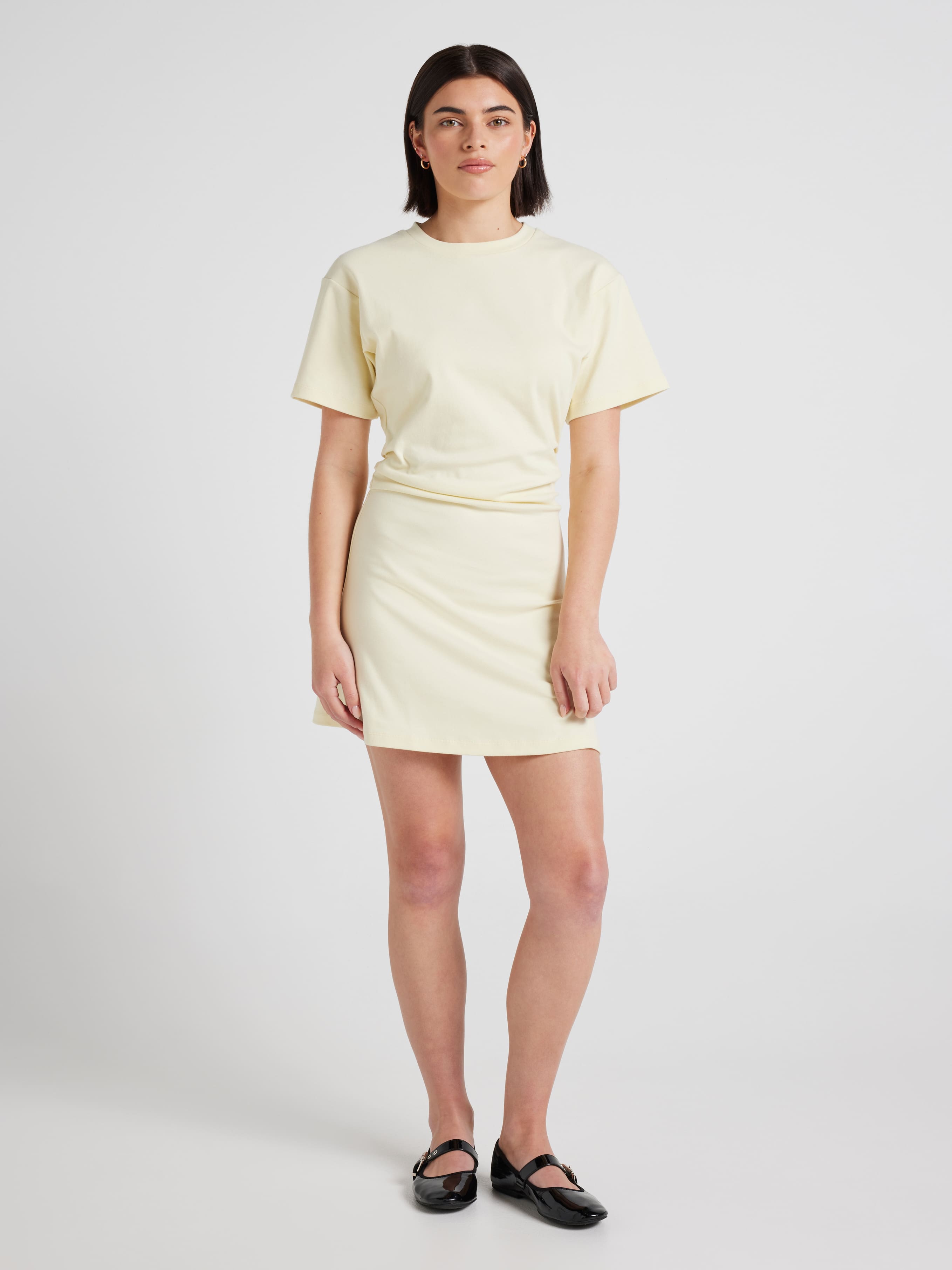 Rubi Ruched Tee Shirt Dress