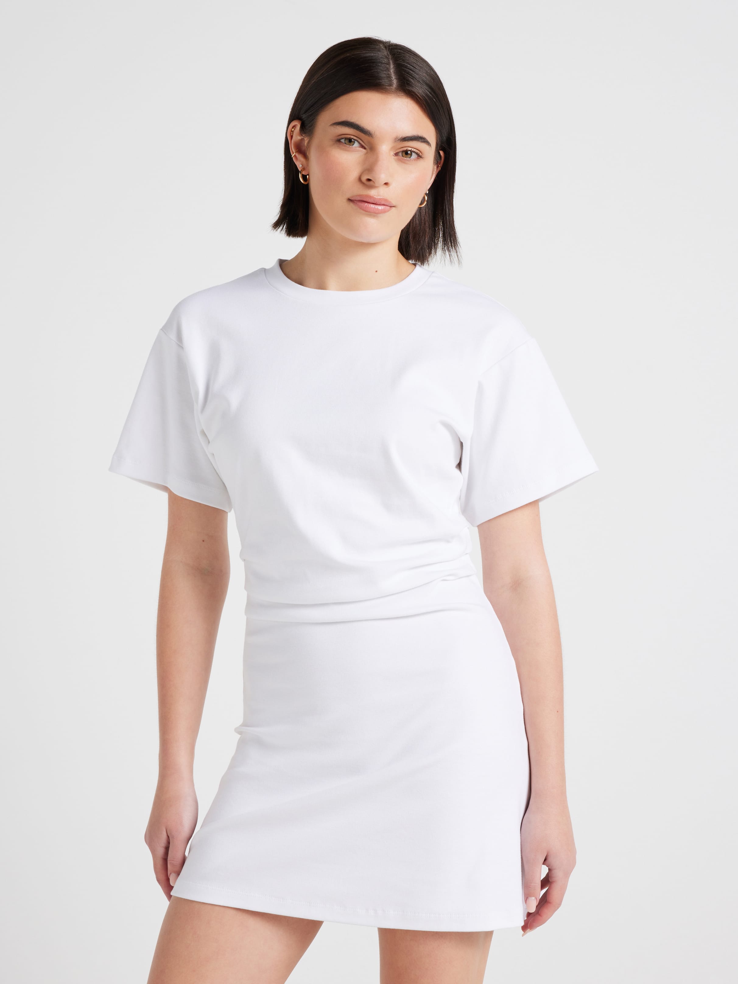 Rubi Ruched Tee Shirt Dress