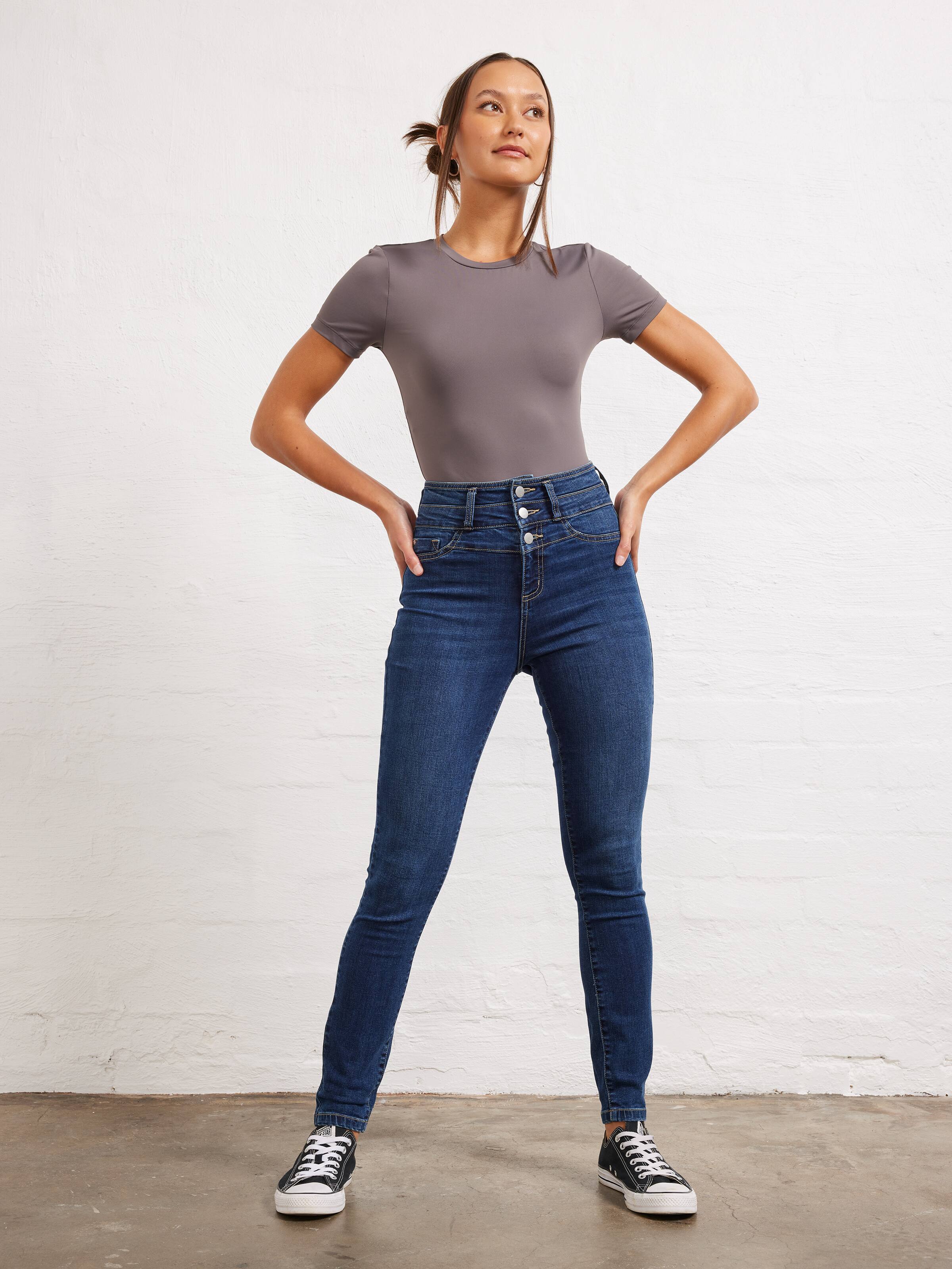 Mia High Rise Ankle Skinny Jean