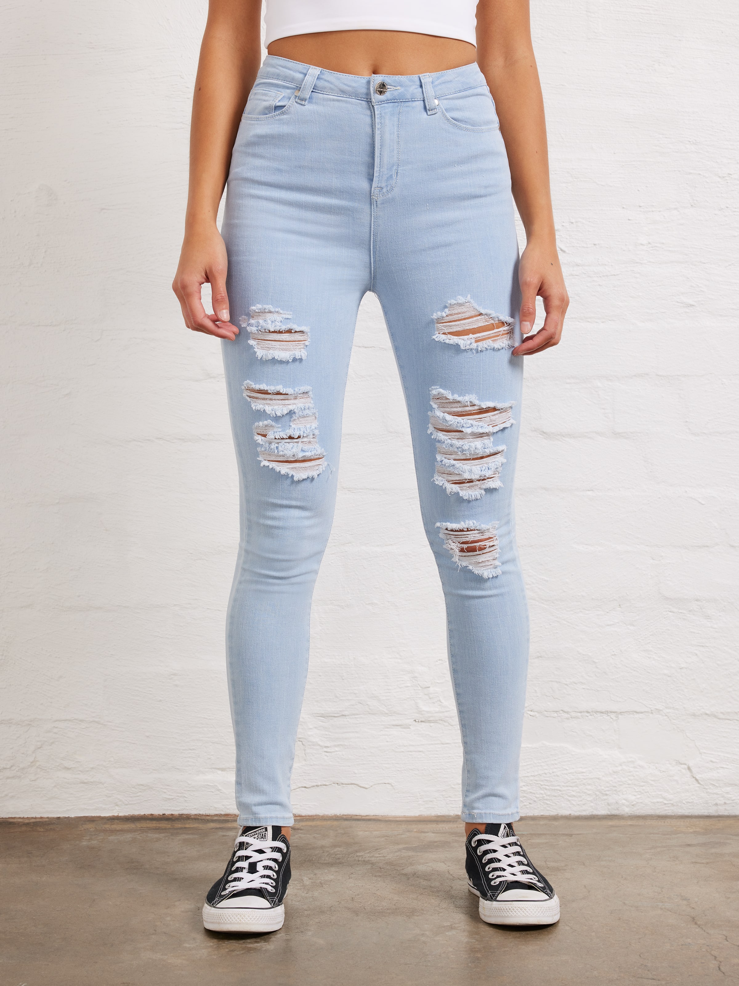 All Over Ripped Jean