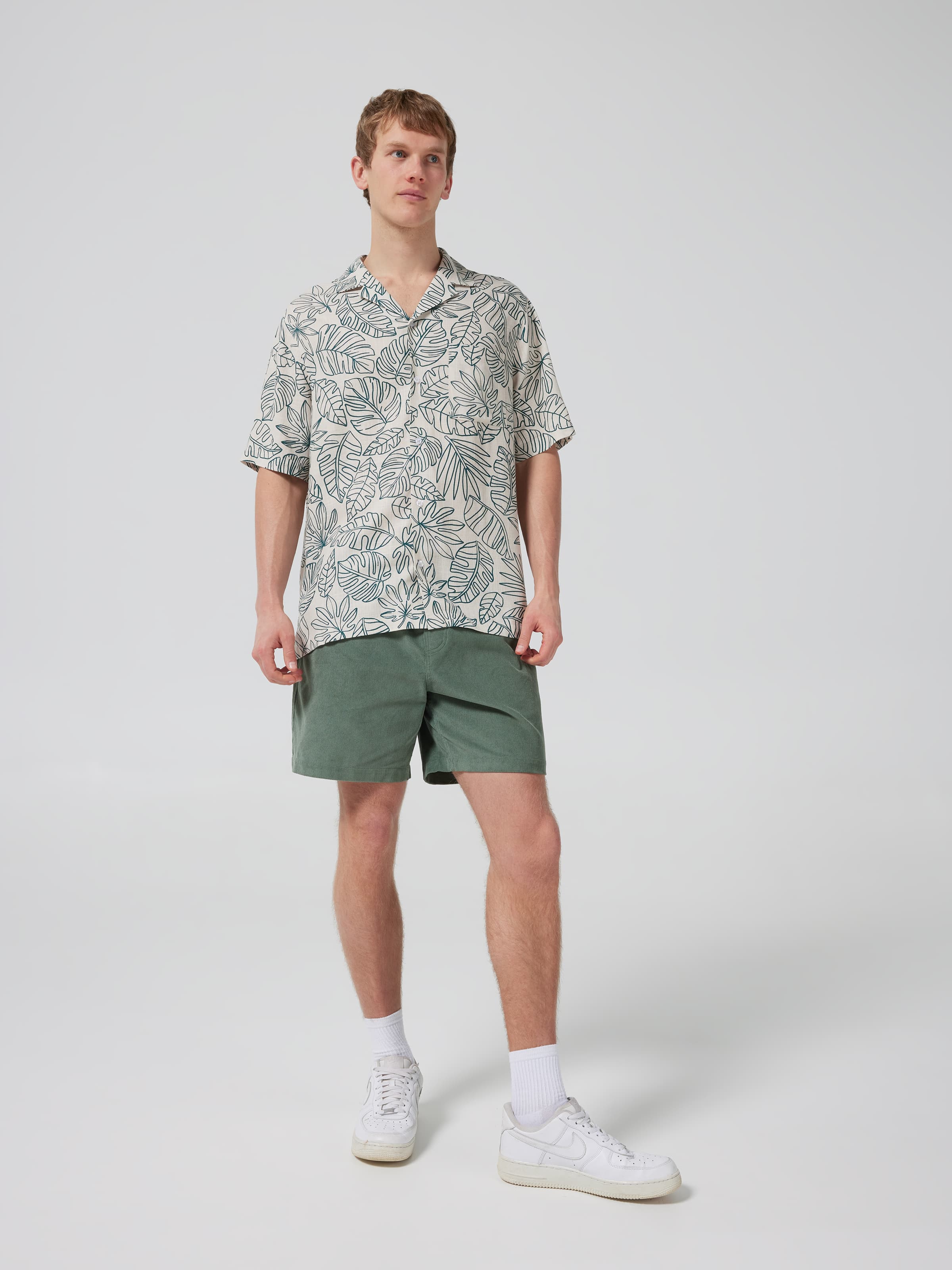 Trop Leaves Byron Short Sleeve Shirt