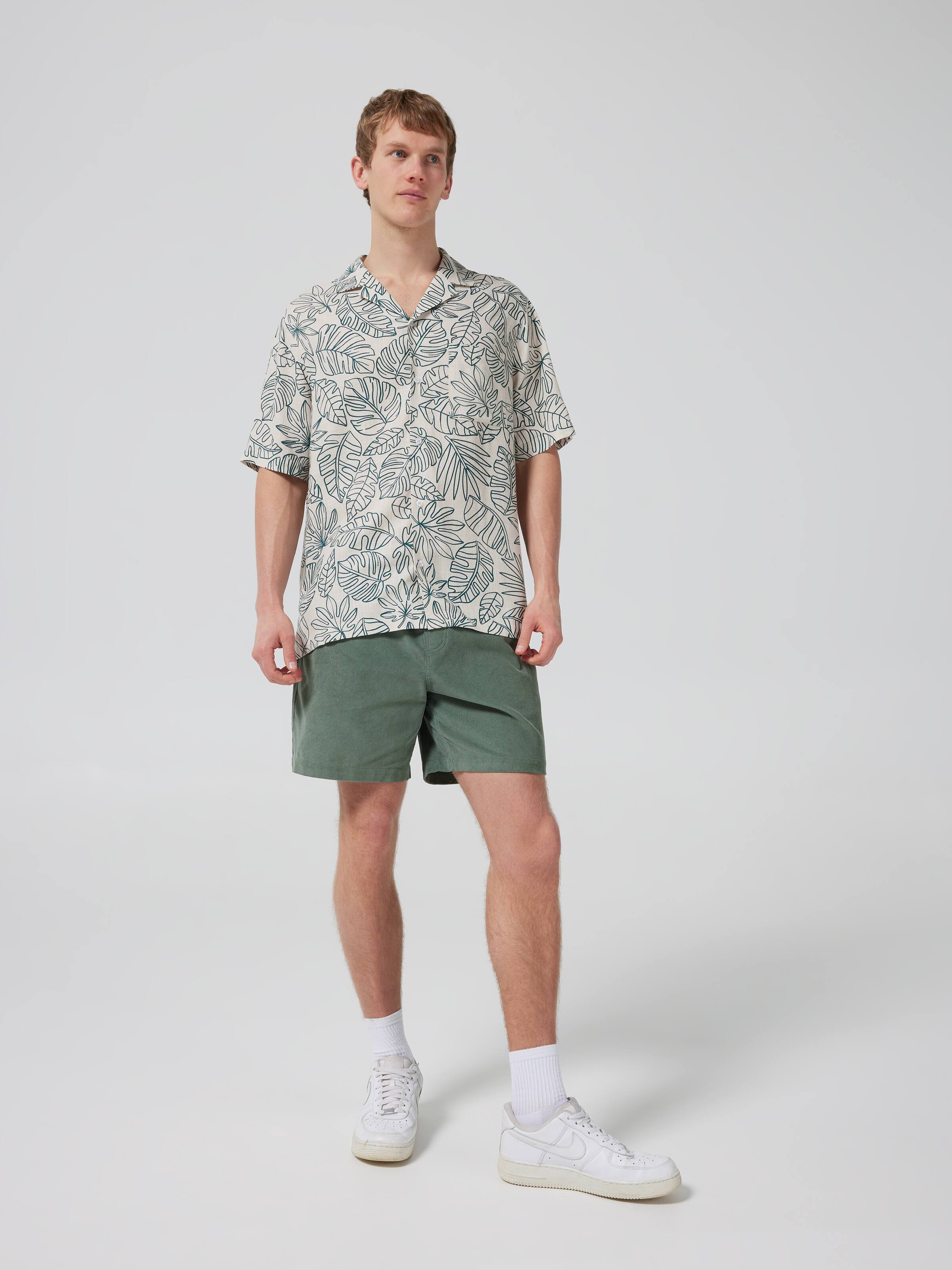 Trop Leaves Byron Short Sleeve Shirt