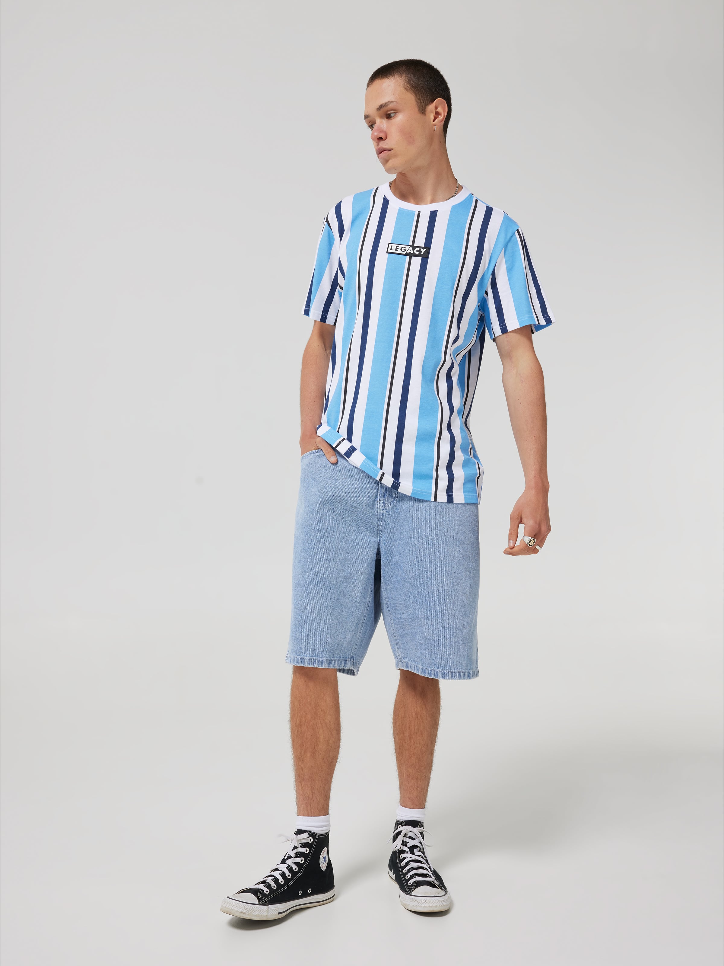 Vstripe Legacy Short Sleeve Tee