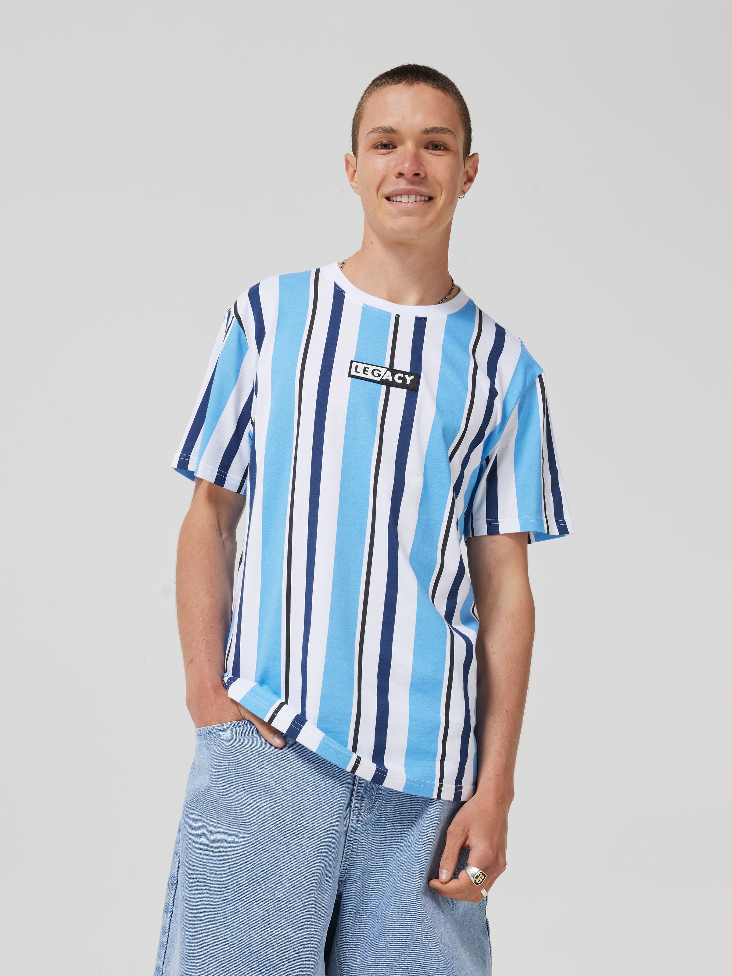 Vstripe Legacy Short Sleeve Tee