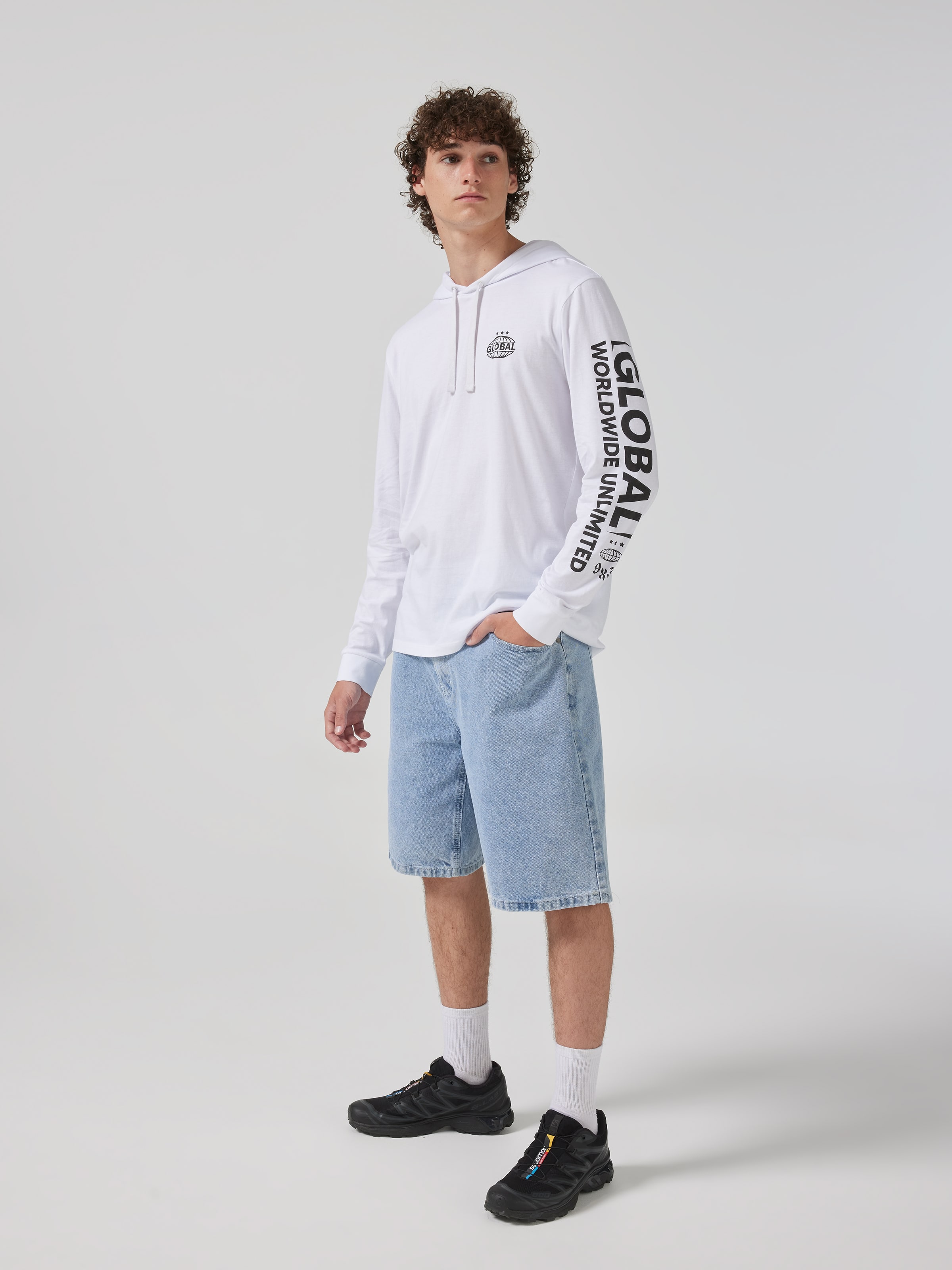 Urban Global Hood Long Sleeve Tee