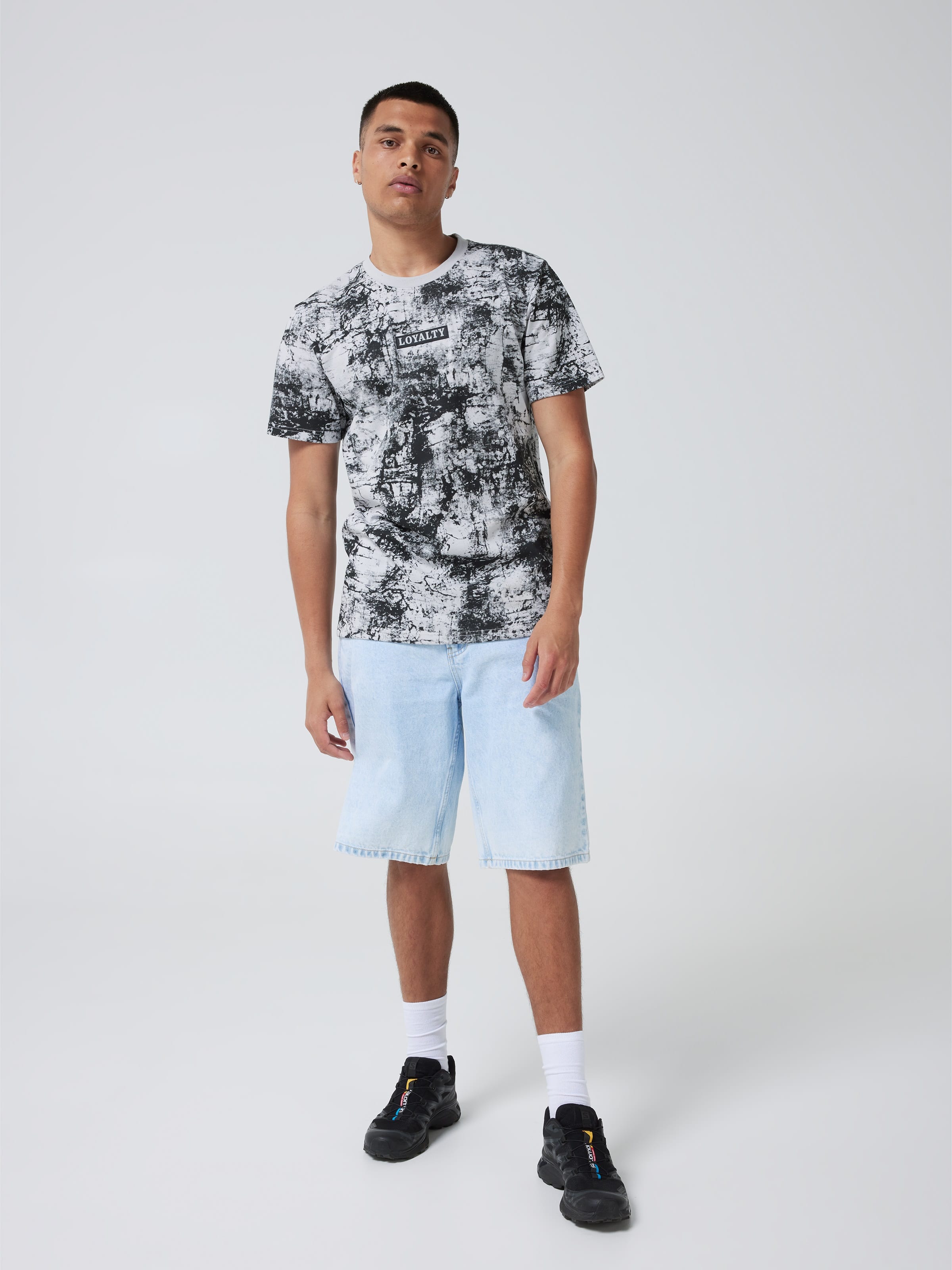 Marble Leg Short Sleeve Tee