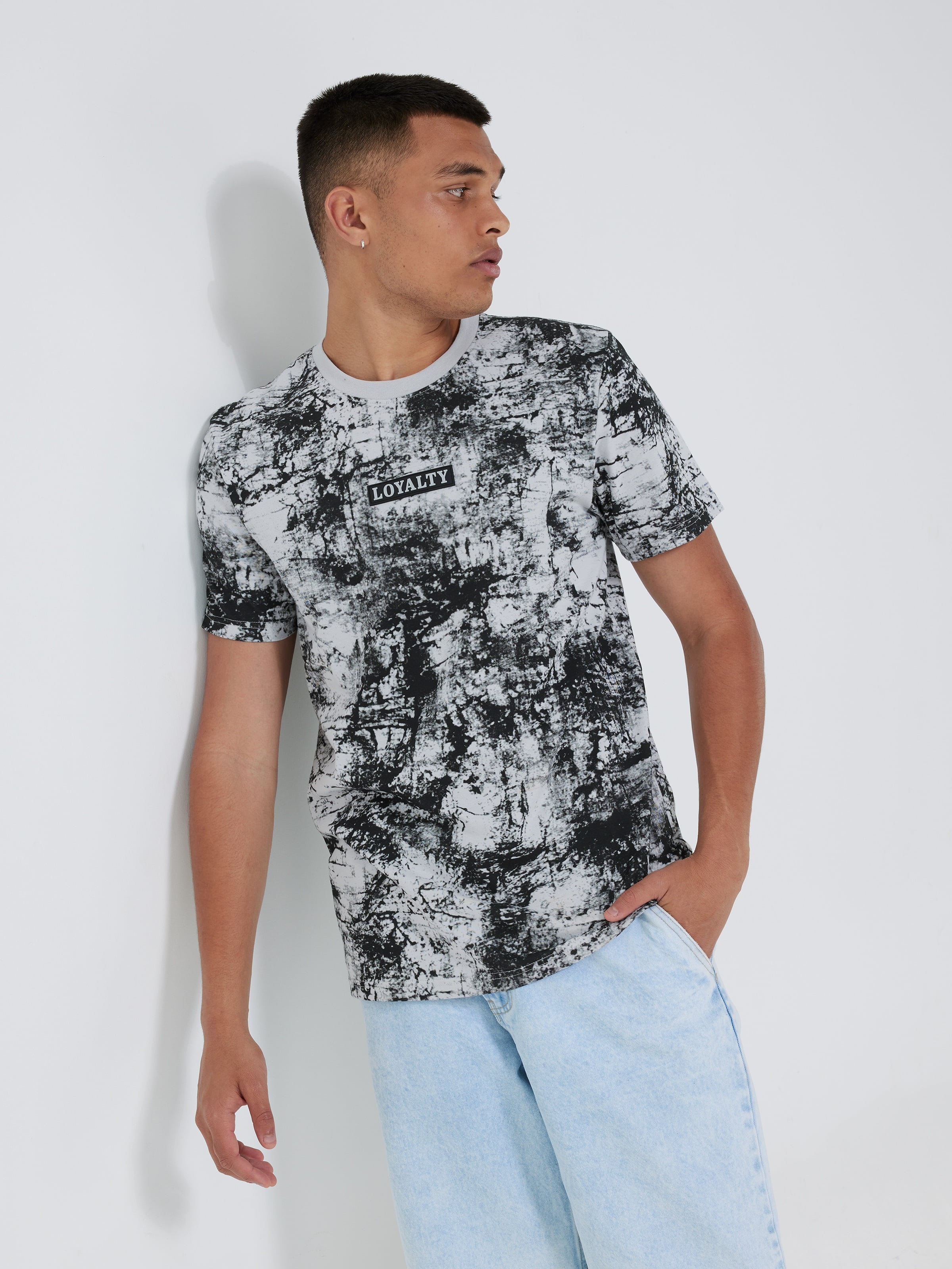 Marble Leg Short Sleeve Tee