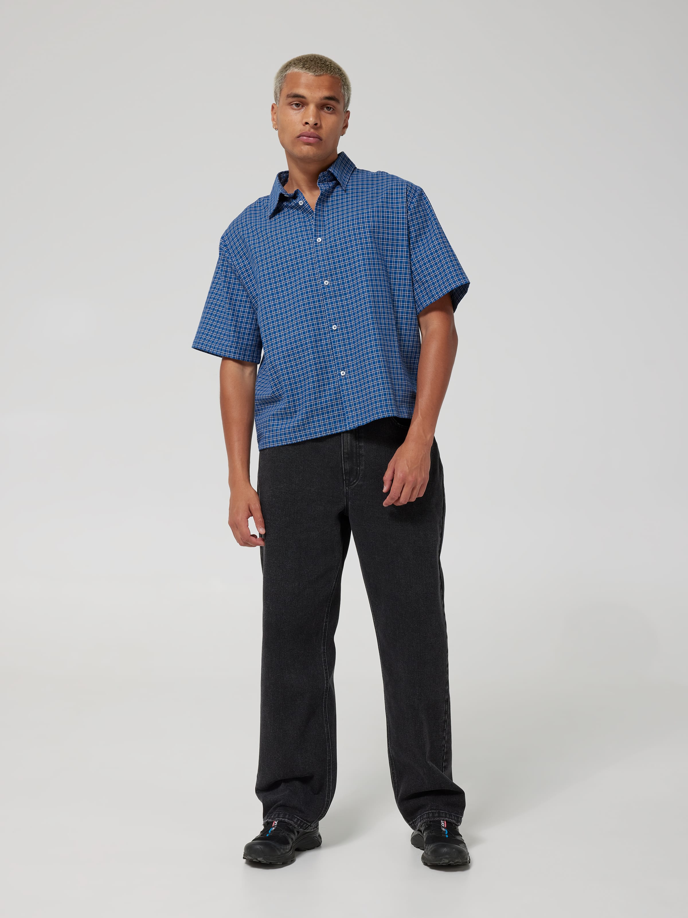 Checkered Skate Short Sleeve Shirt