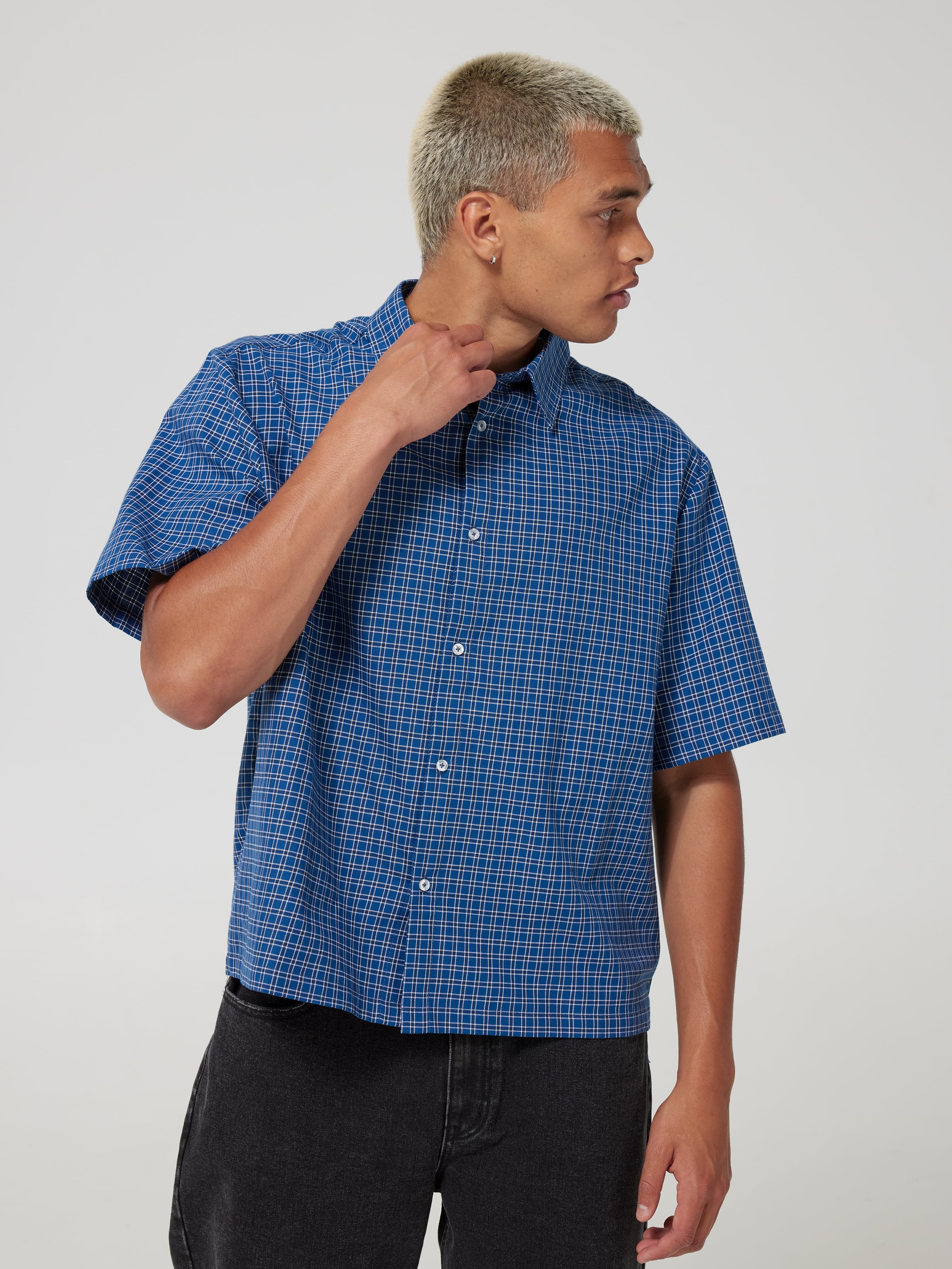 Checkered Skate Short Sleeve Shirt