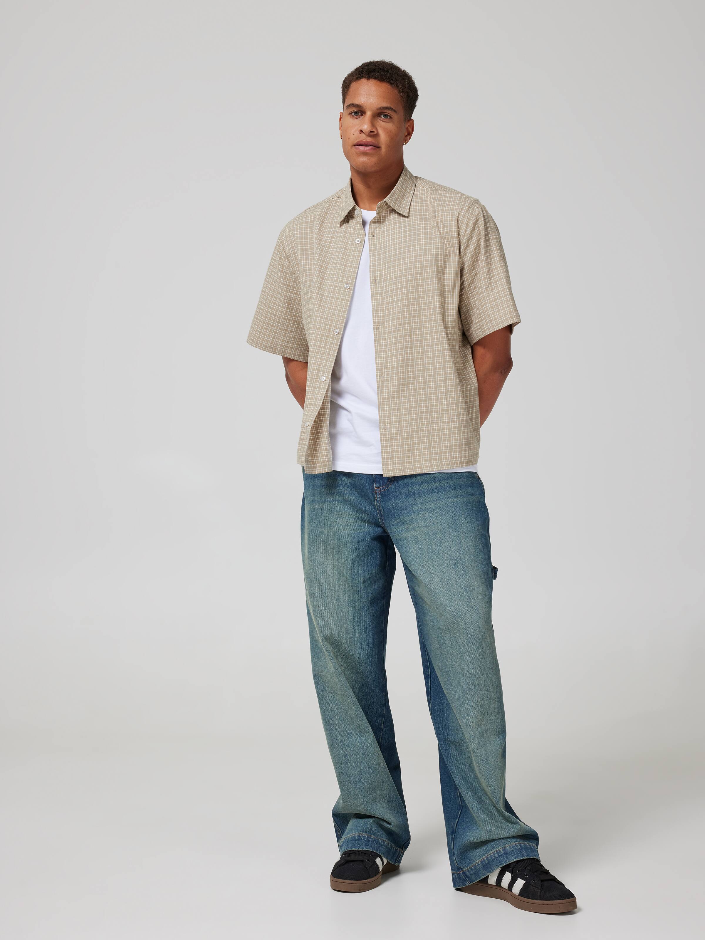 Checkered Skate Short Sleeve Shirt