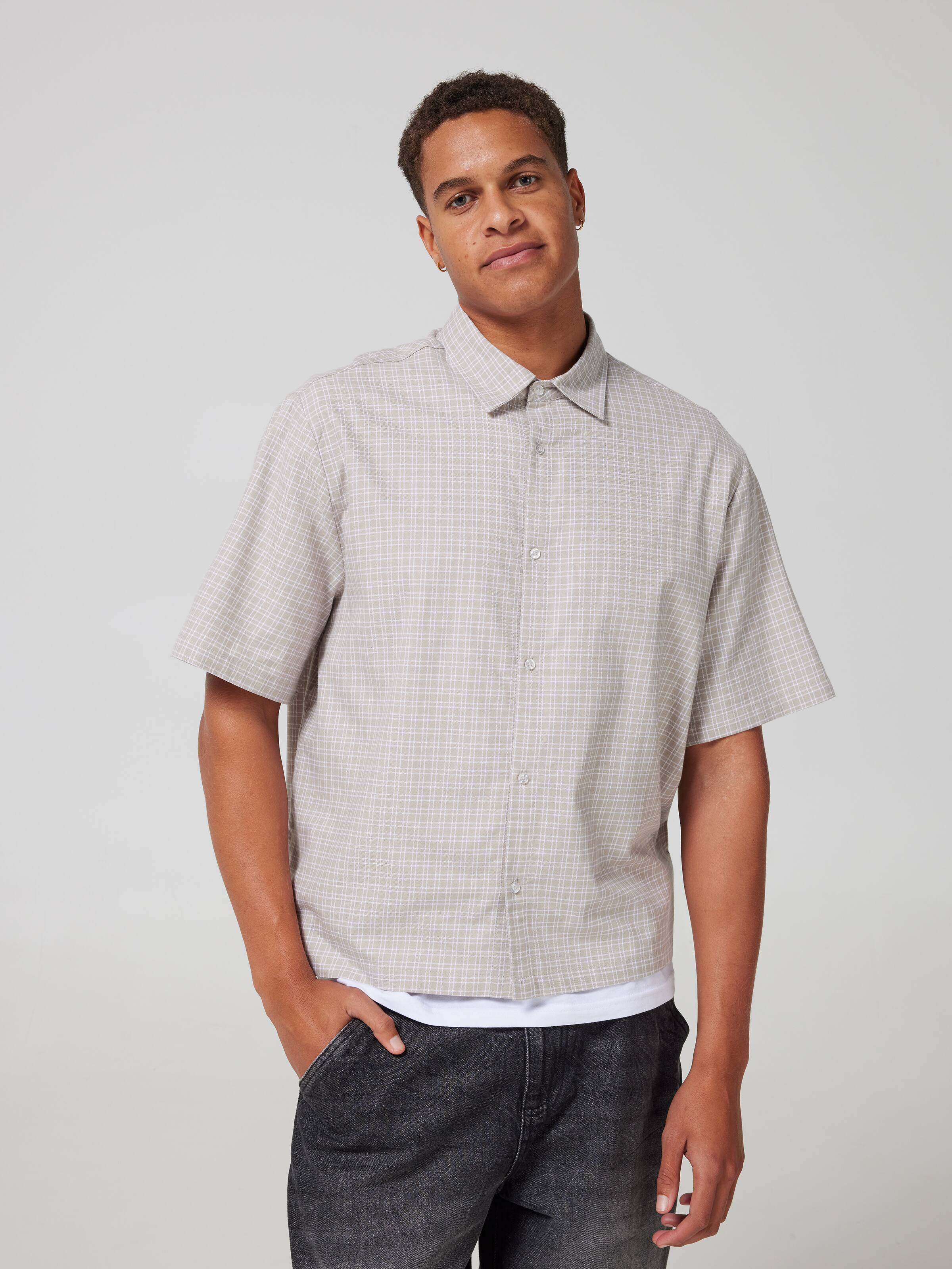 Checkered Skate Short Sleeve Shirt