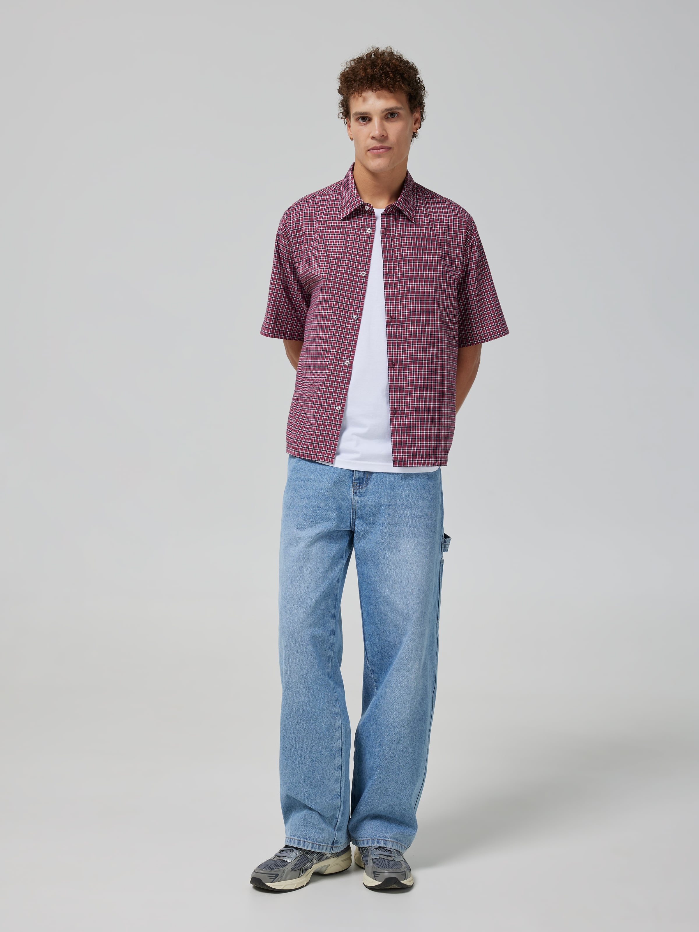 Checkered Skate Short Sleeve Shirt