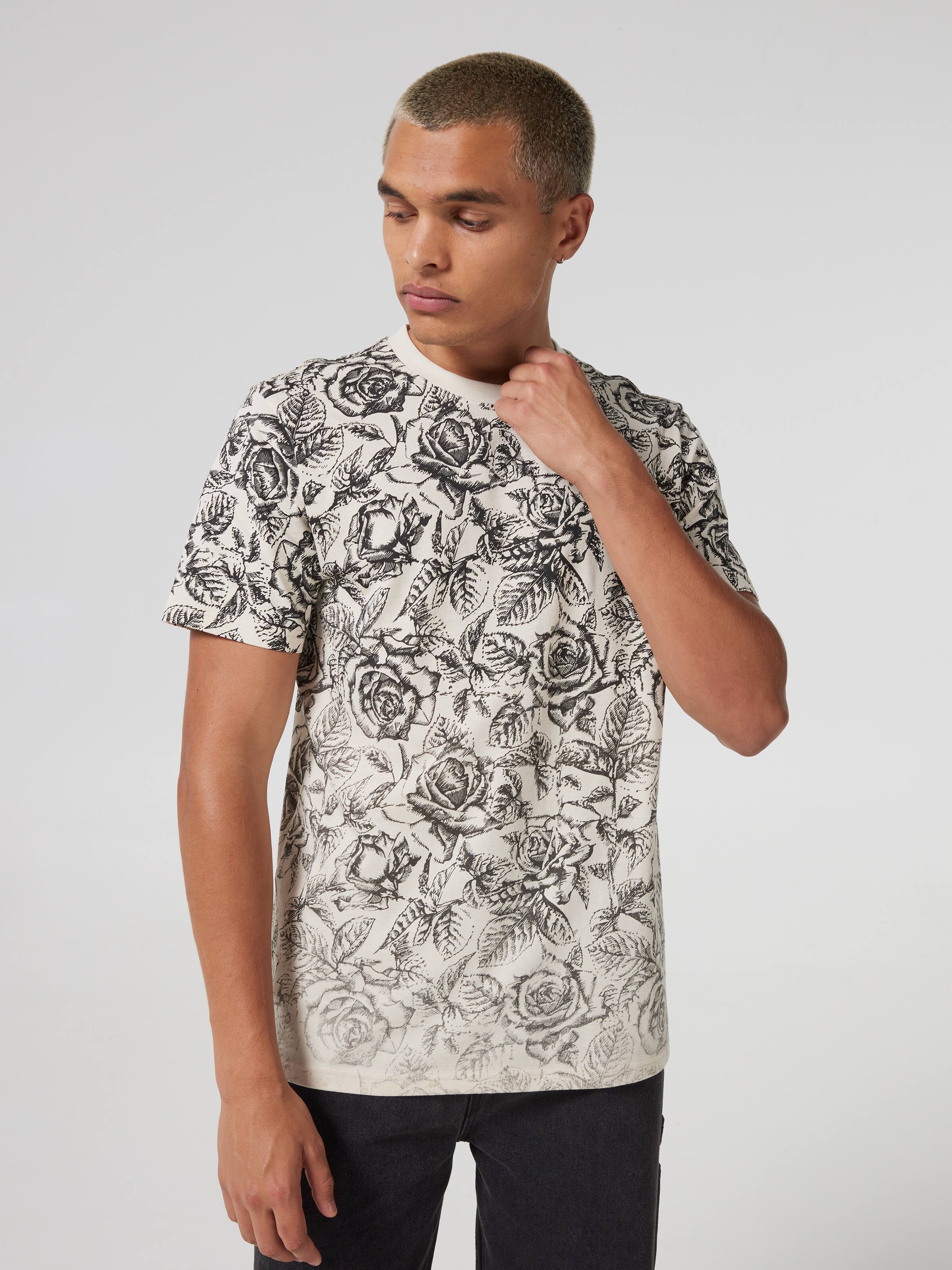 Rose Fade Short Sleeve Tee