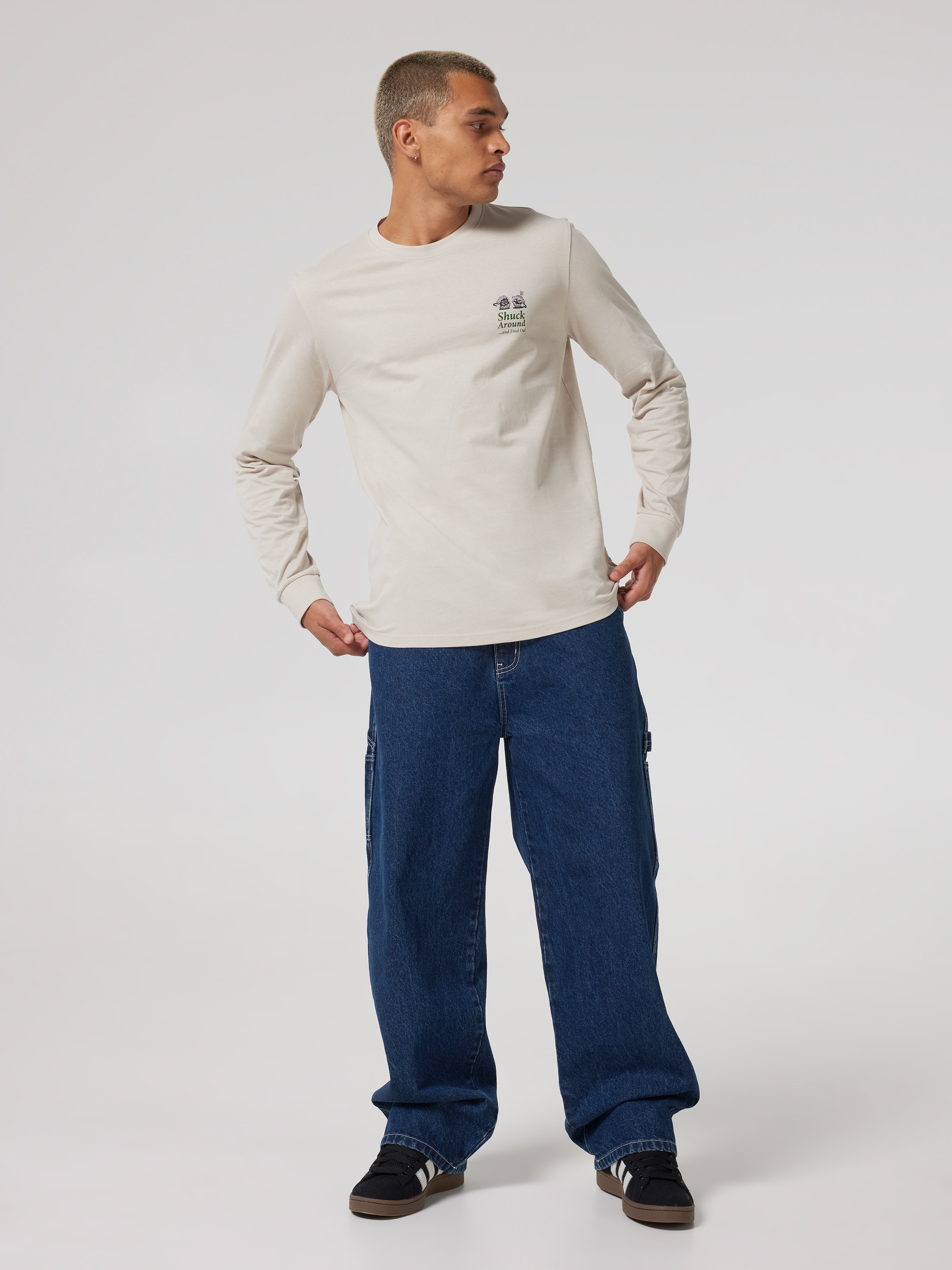 Novelty Shuck Around Long Sleeve Tee